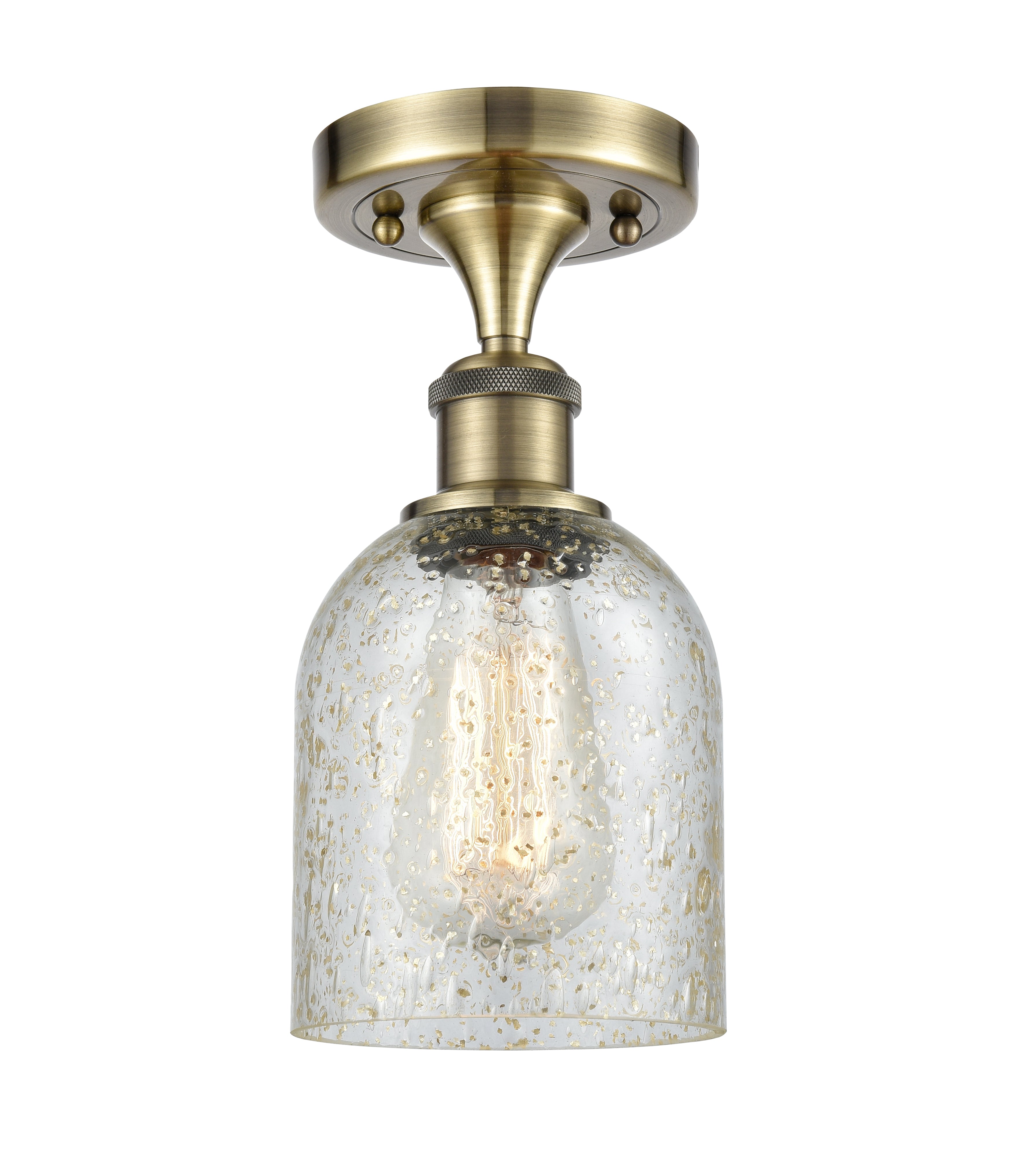 Ballston Semi-Flush Mount | Handcrafted Glass Shade