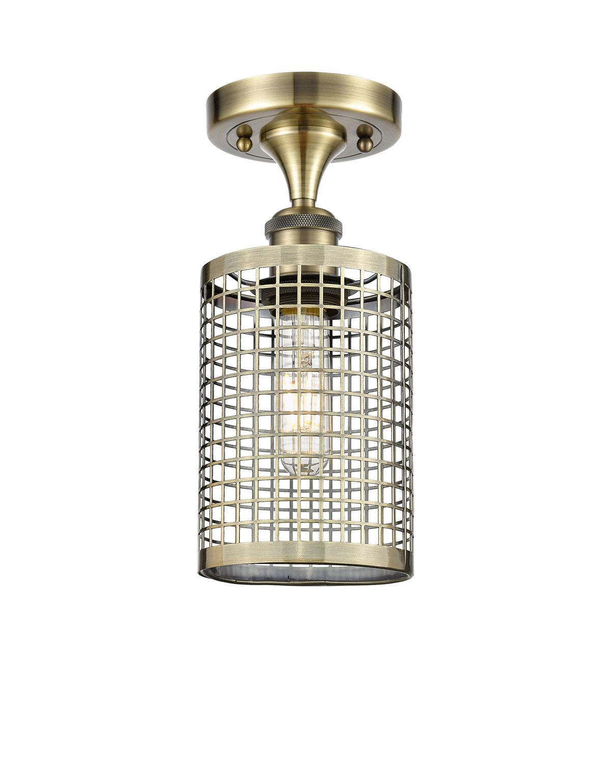 Nestbrook 5-Inch 1-Light Semi-Flush Mount