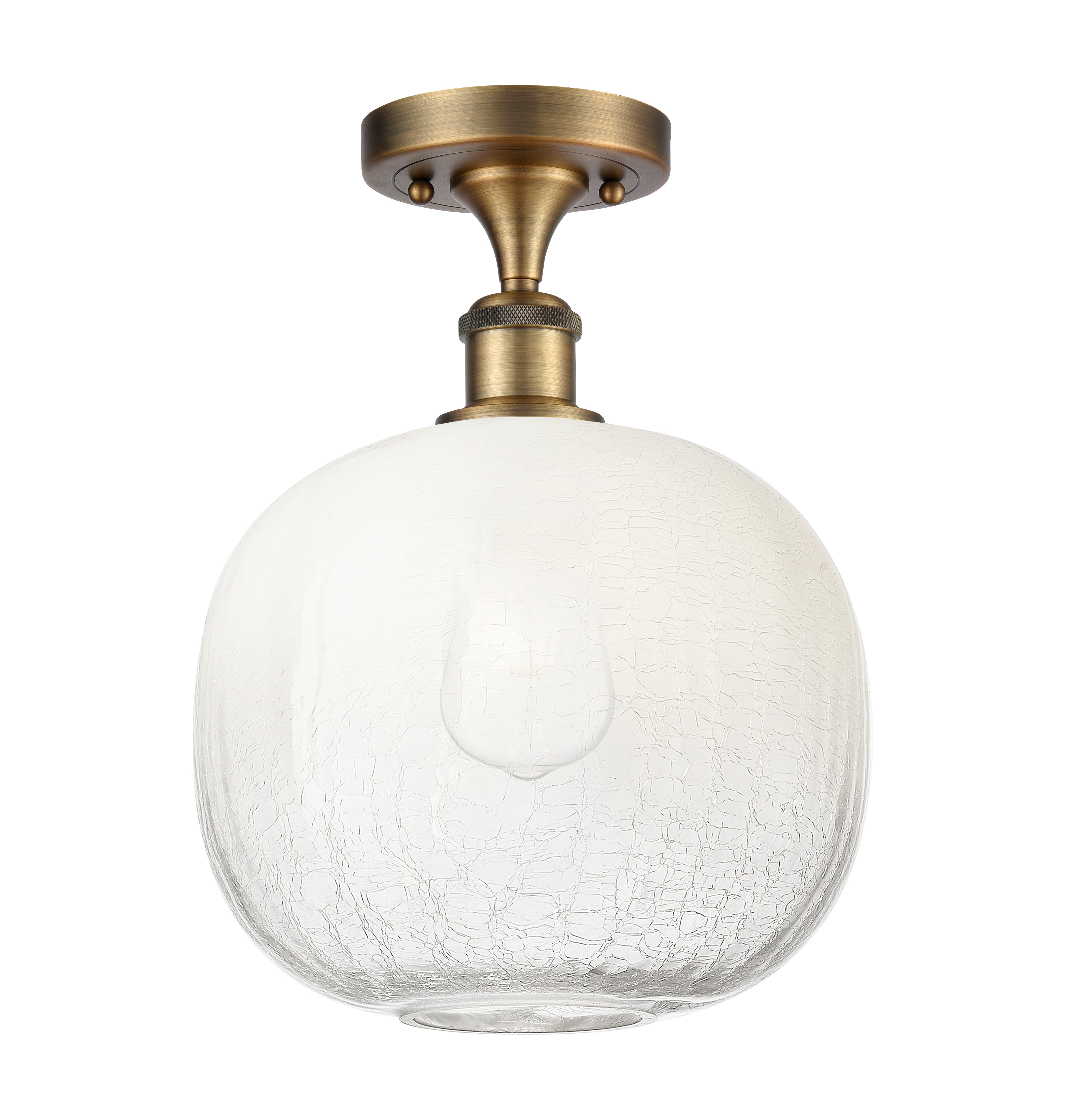 Ballston Semi-Flush Mount Satin Nickel