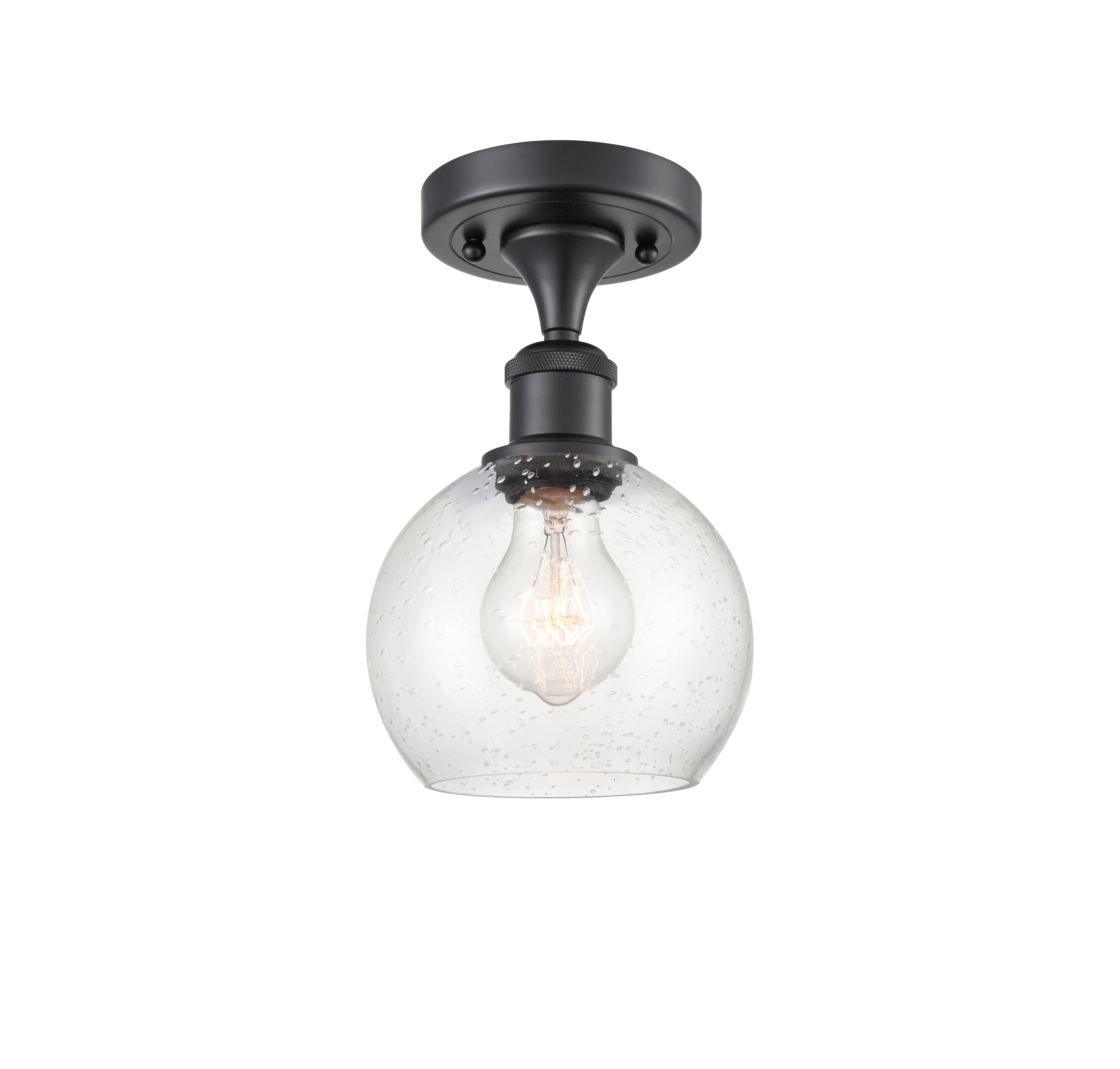 Ballston Semi-Flush Mount White Chrome