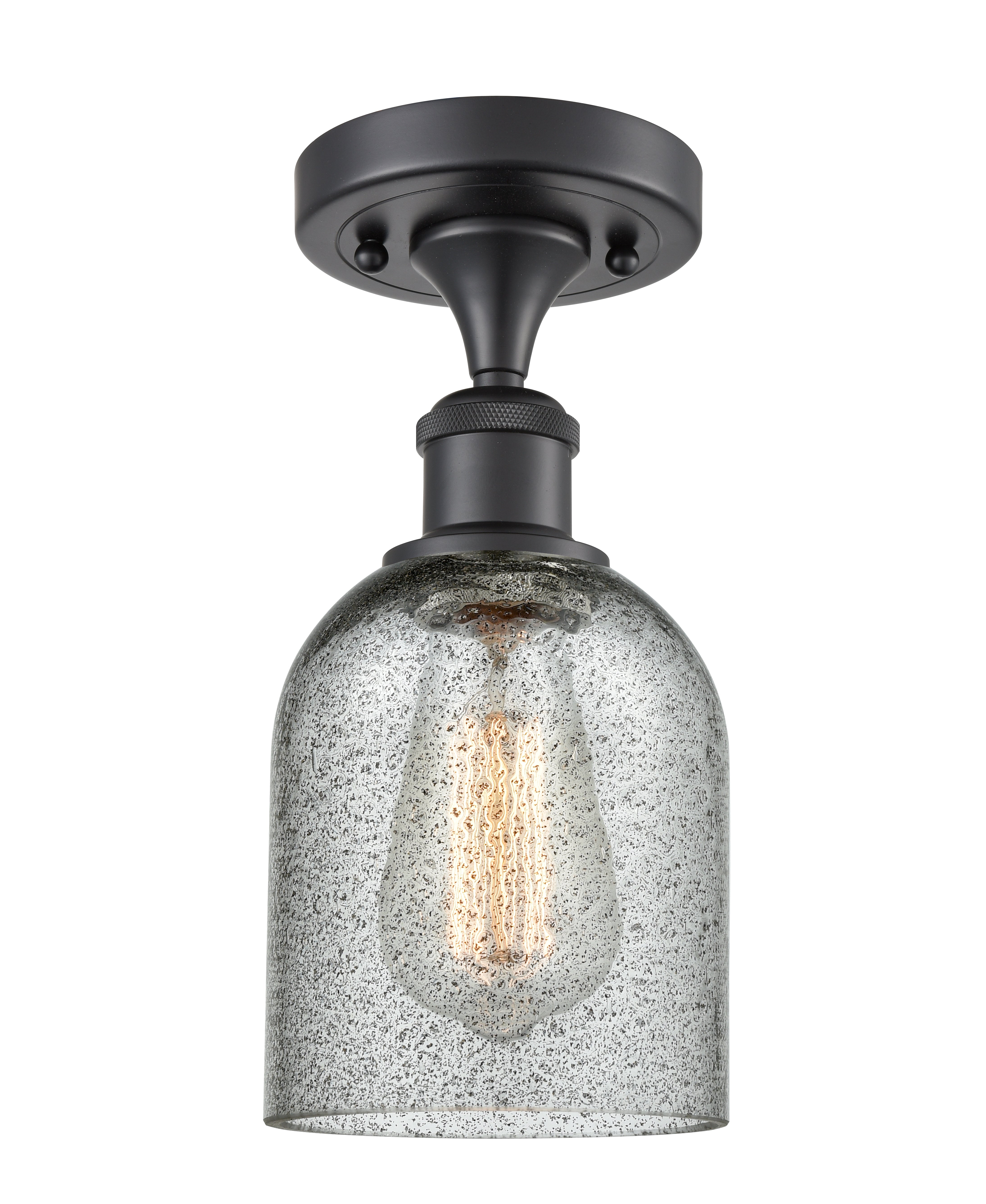 Ballston Semi-Flush Mount | Handcrafted Glass Shade