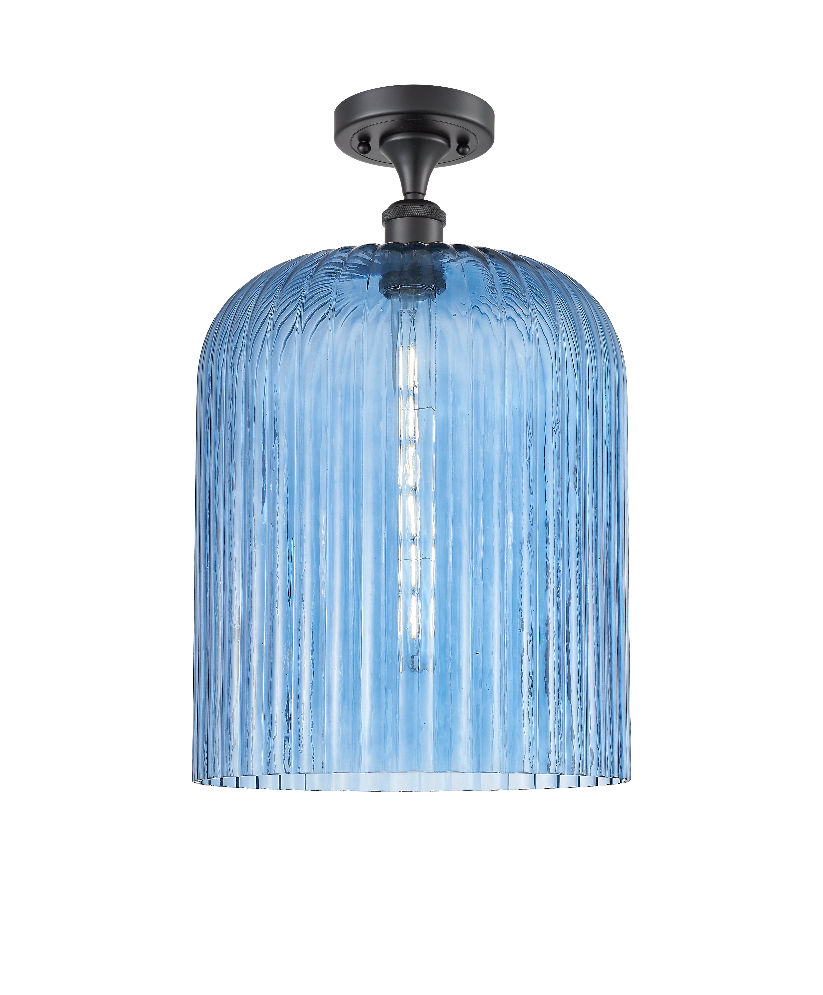 Ballston Semi-Flush Mount White Chrome
