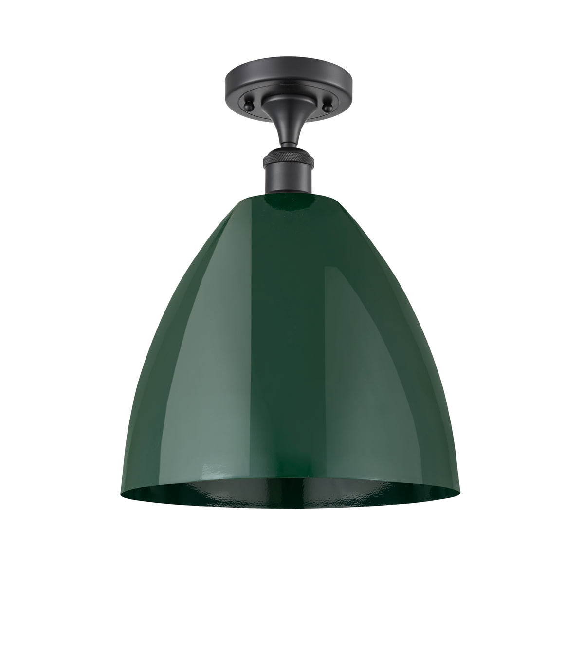 Plymouth 12-Inch 1-Light Semi-Flush Mount with LED Bulb