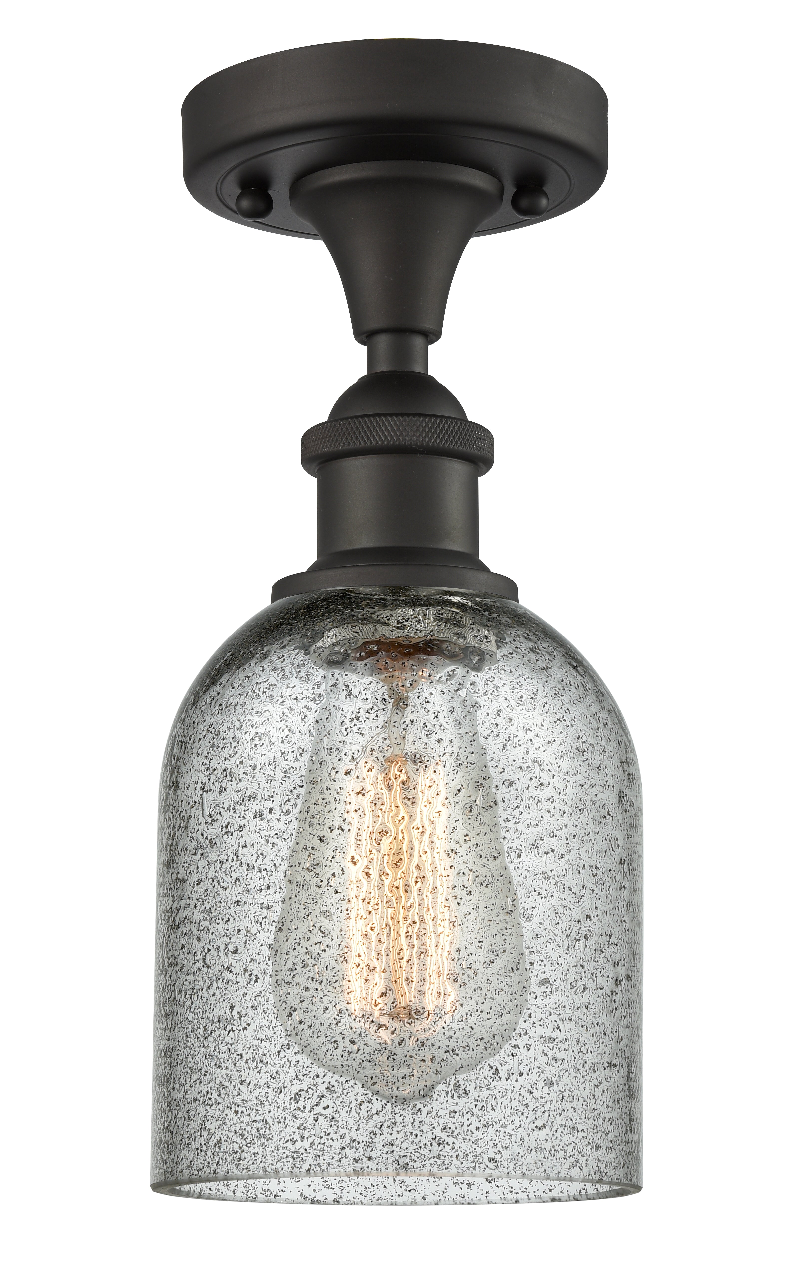 Ballston Semi-Flush Mount | Handcrafted Glass Shade