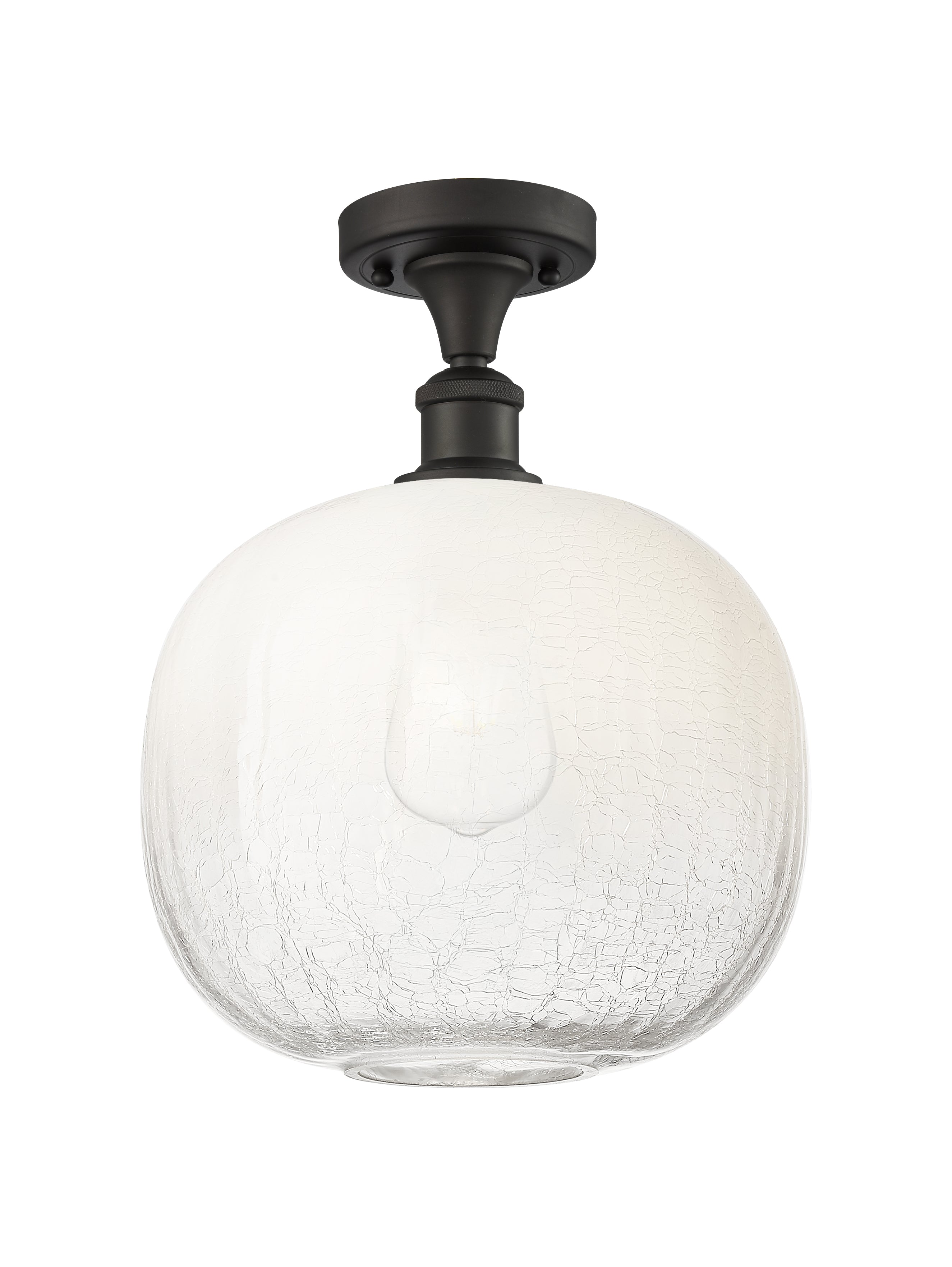 Ballston Semi-Flush Mount Satin Nickel