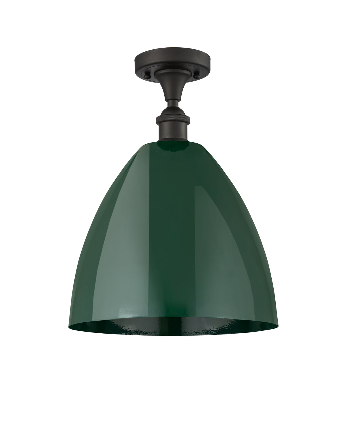 Plymouth 12-Inch 1-Light Semi-Flush Mount with LED Bulb