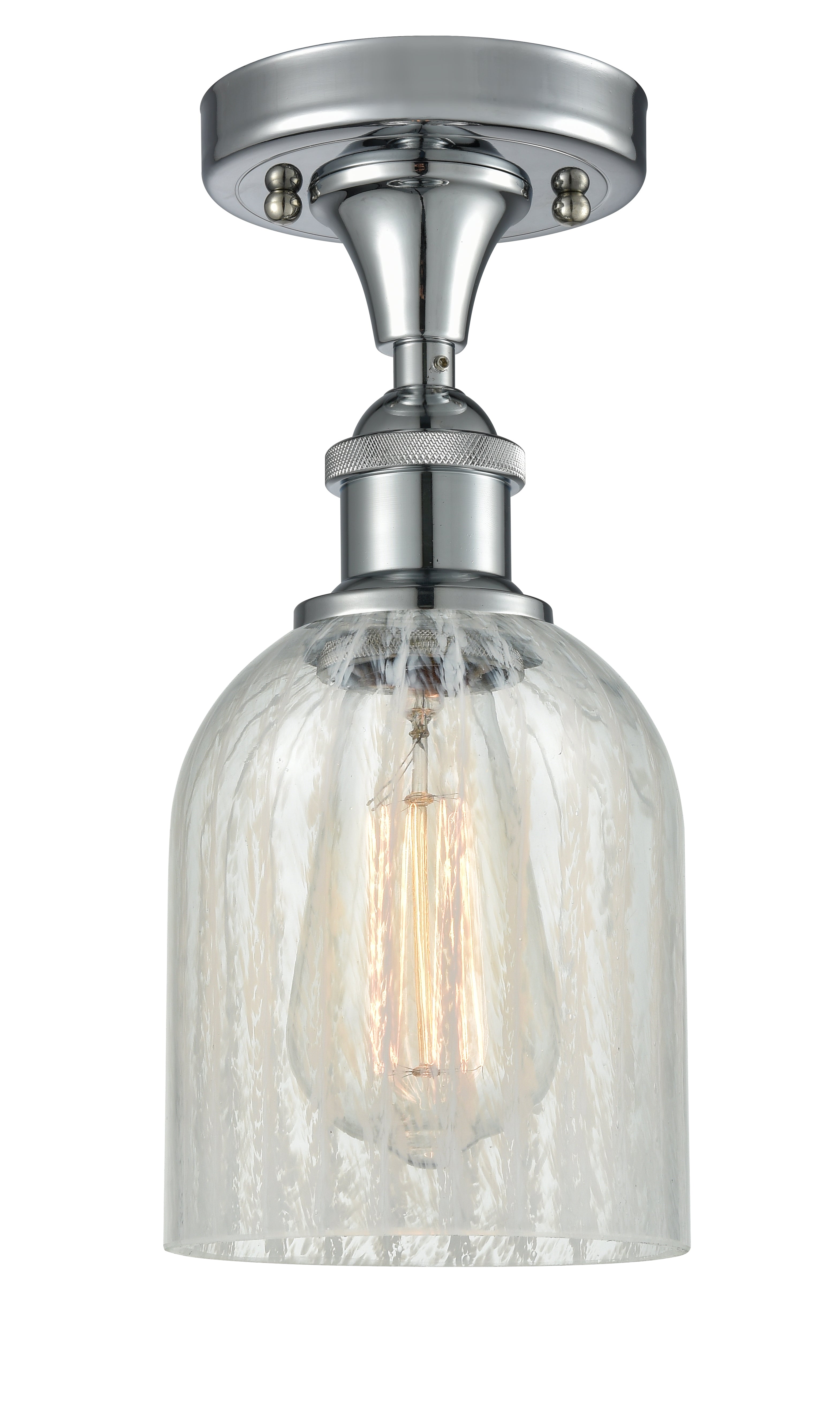 Ballston Semi-Flush Mount | Handcrafted Glass Shade