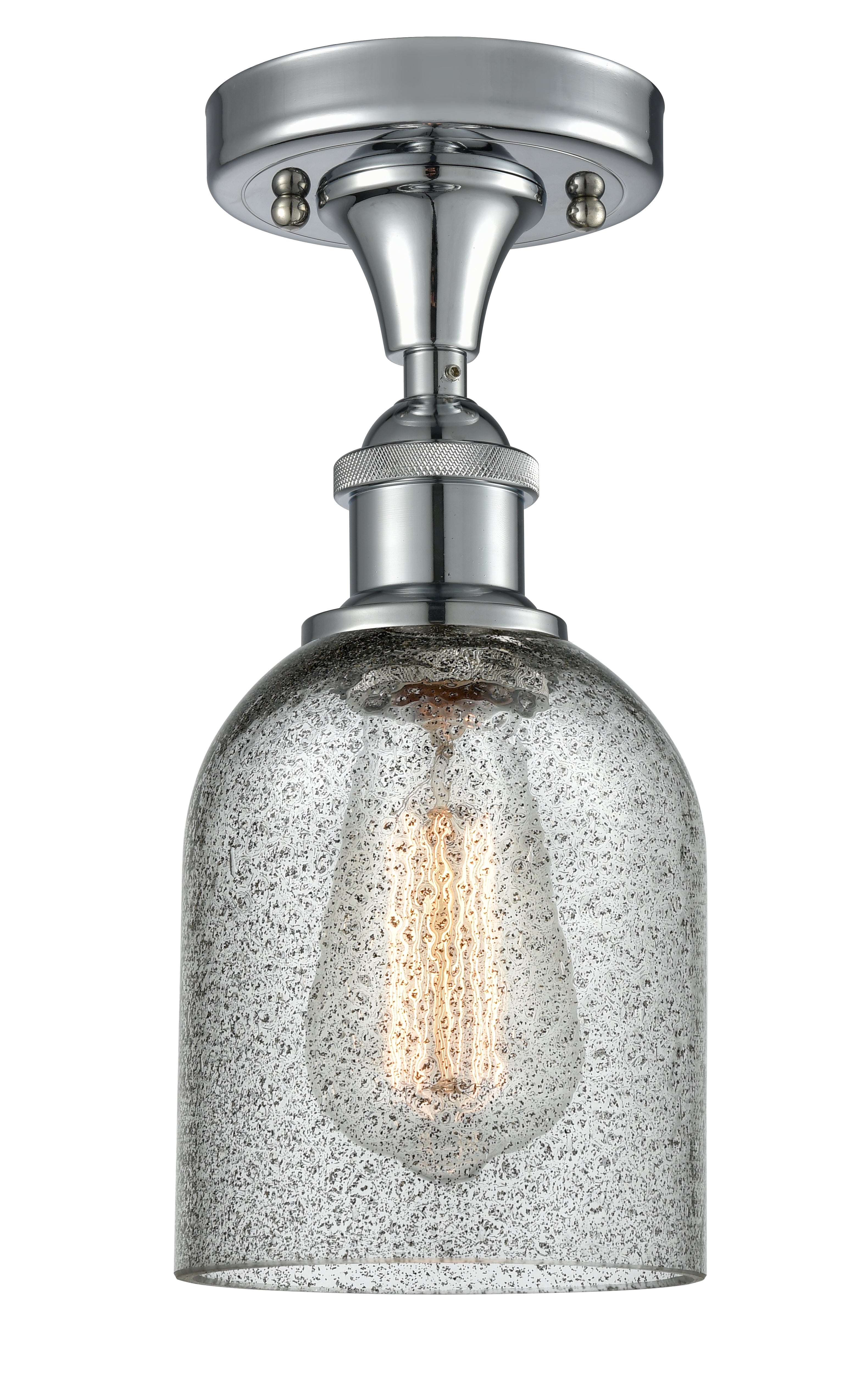 Ballston Semi-Flush Mount | Handcrafted Glass Shade