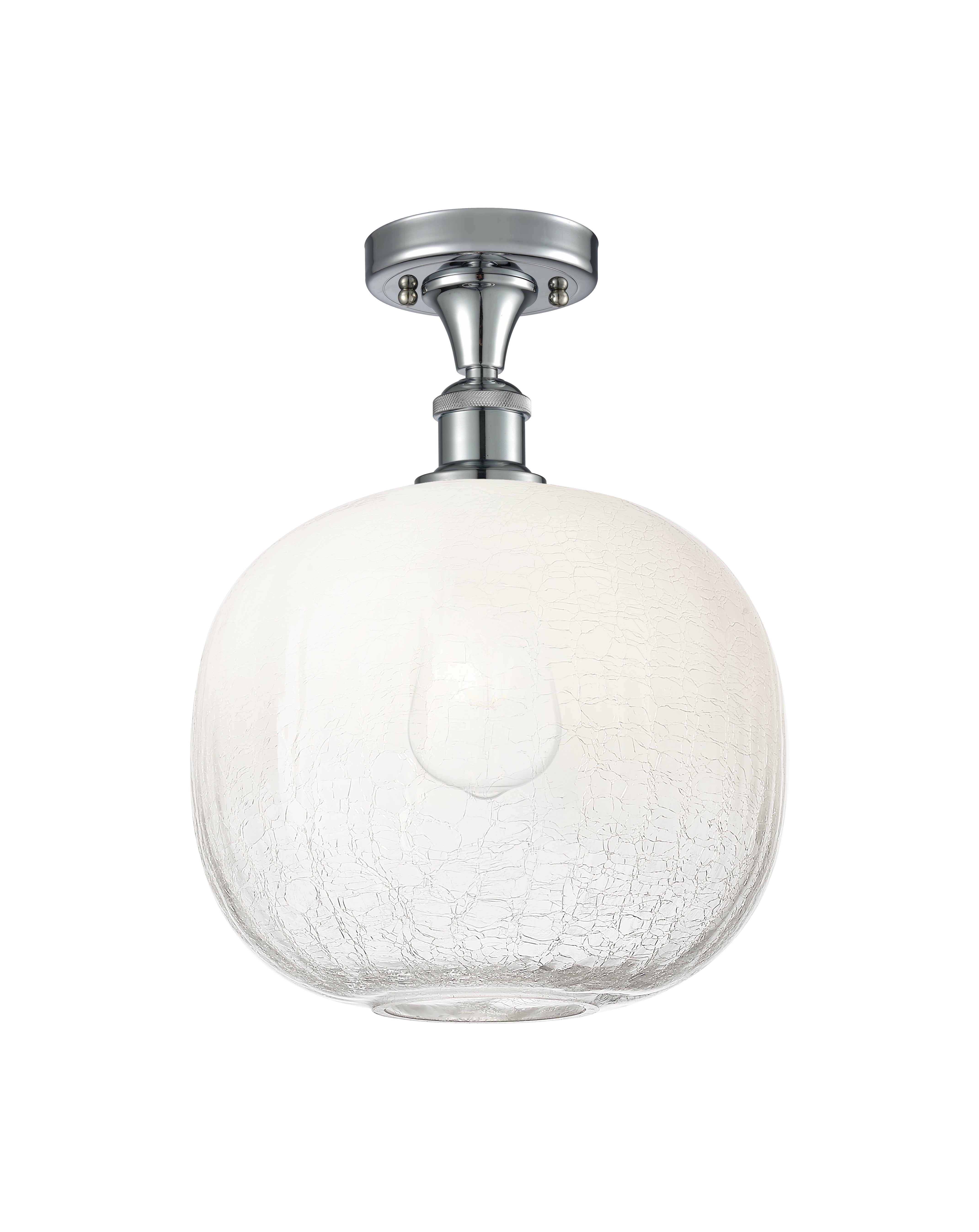 Ballston Semi-Flush Mount Satin Nickel