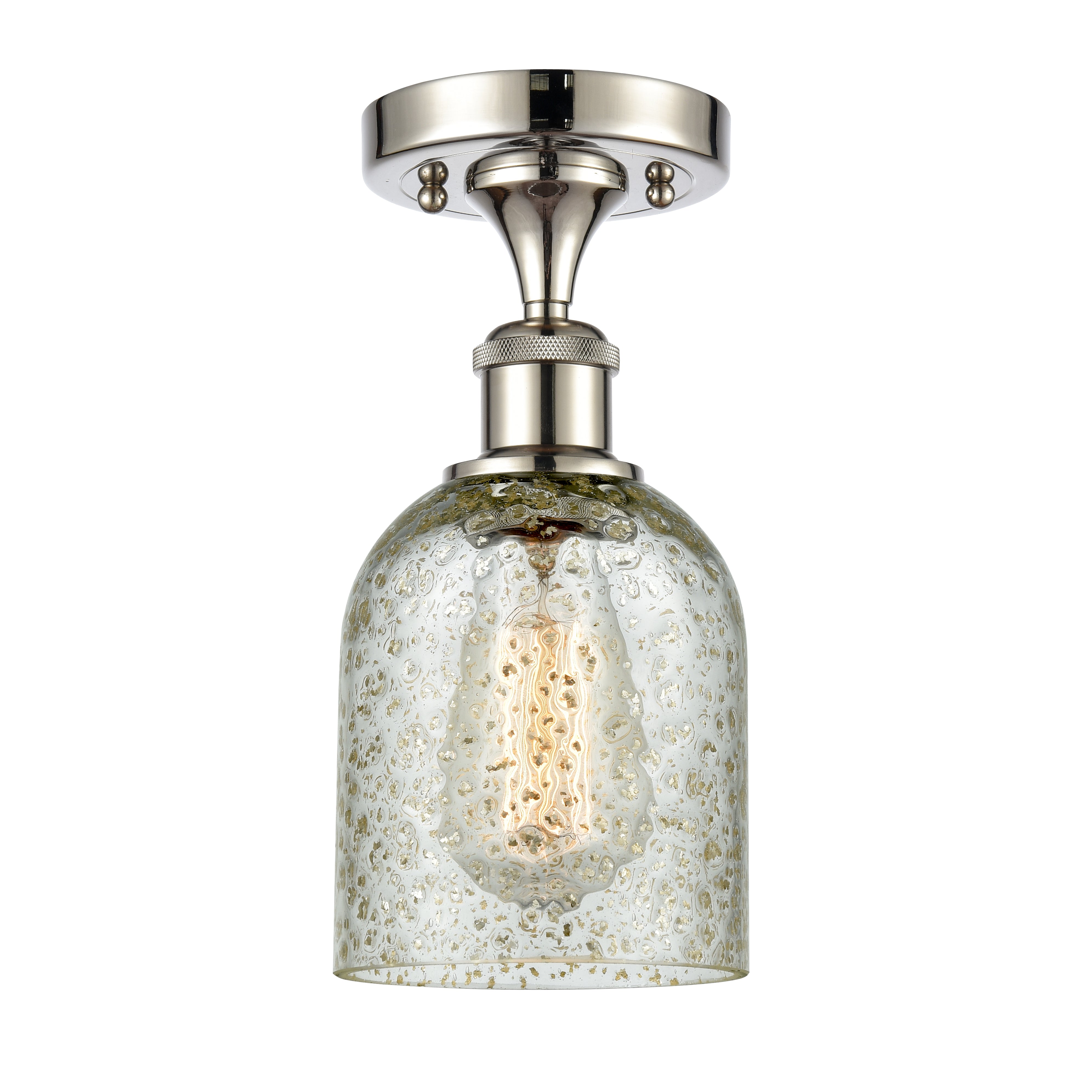 Ballston Semi-Flush Mount | Handcrafted Glass Shade