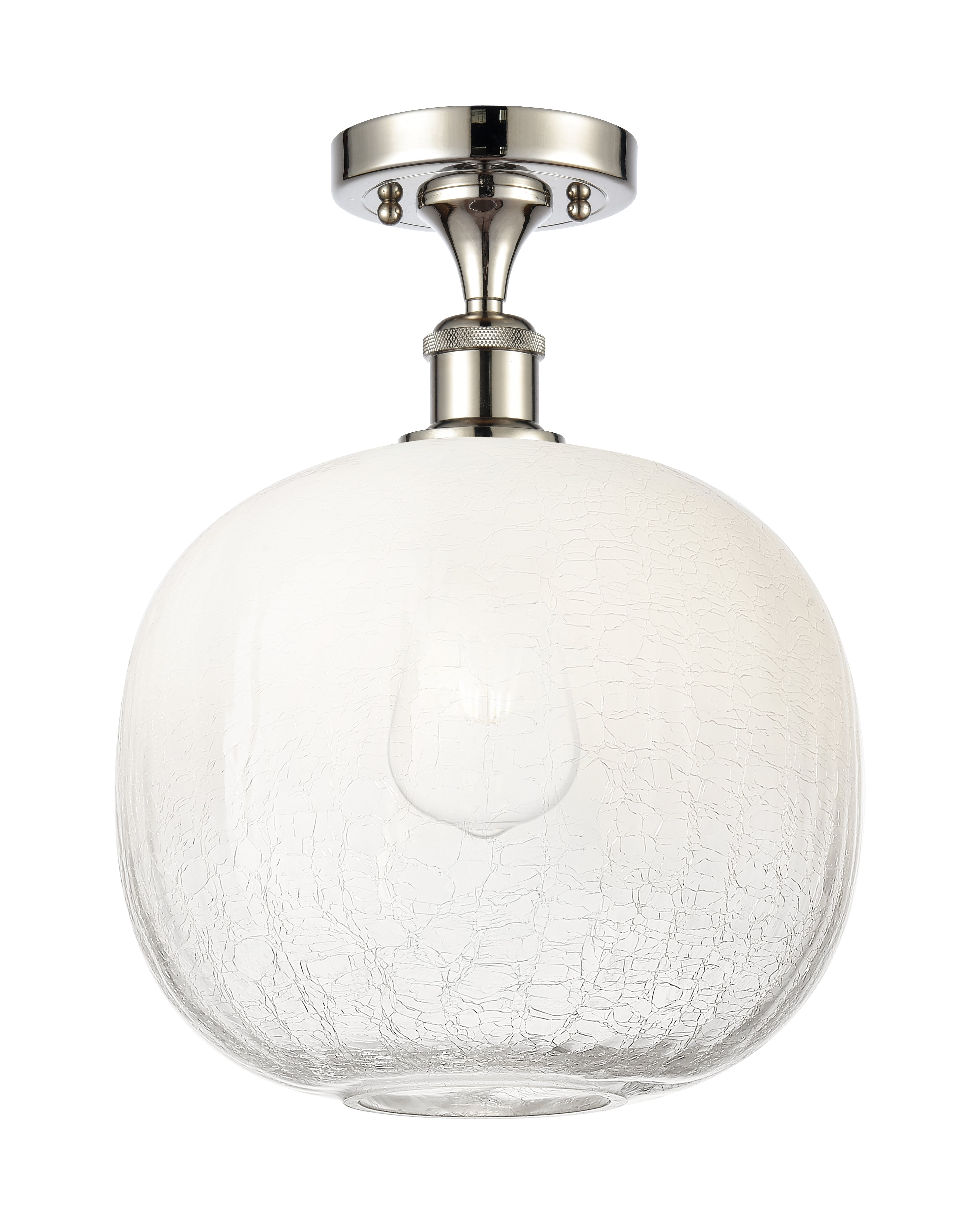 Ballston Semi-Flush Mount Satin Nickel