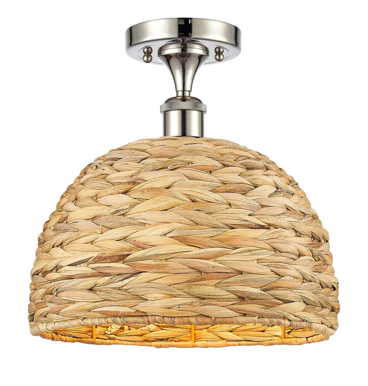 Ballston Semi-Flush Mount Seafoam Shade