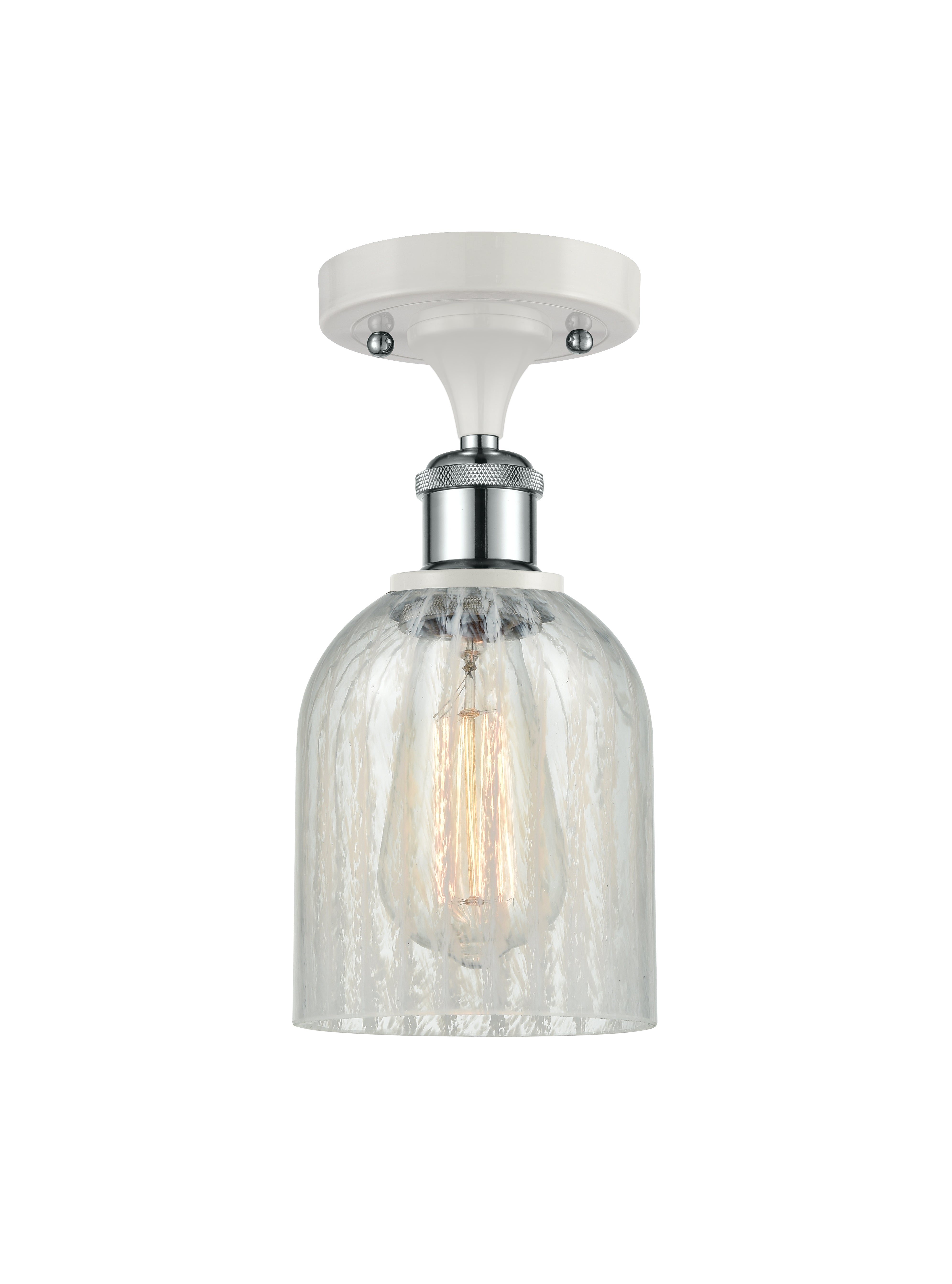 Ballston Semi-Flush Mount | Handcrafted Glass Shade