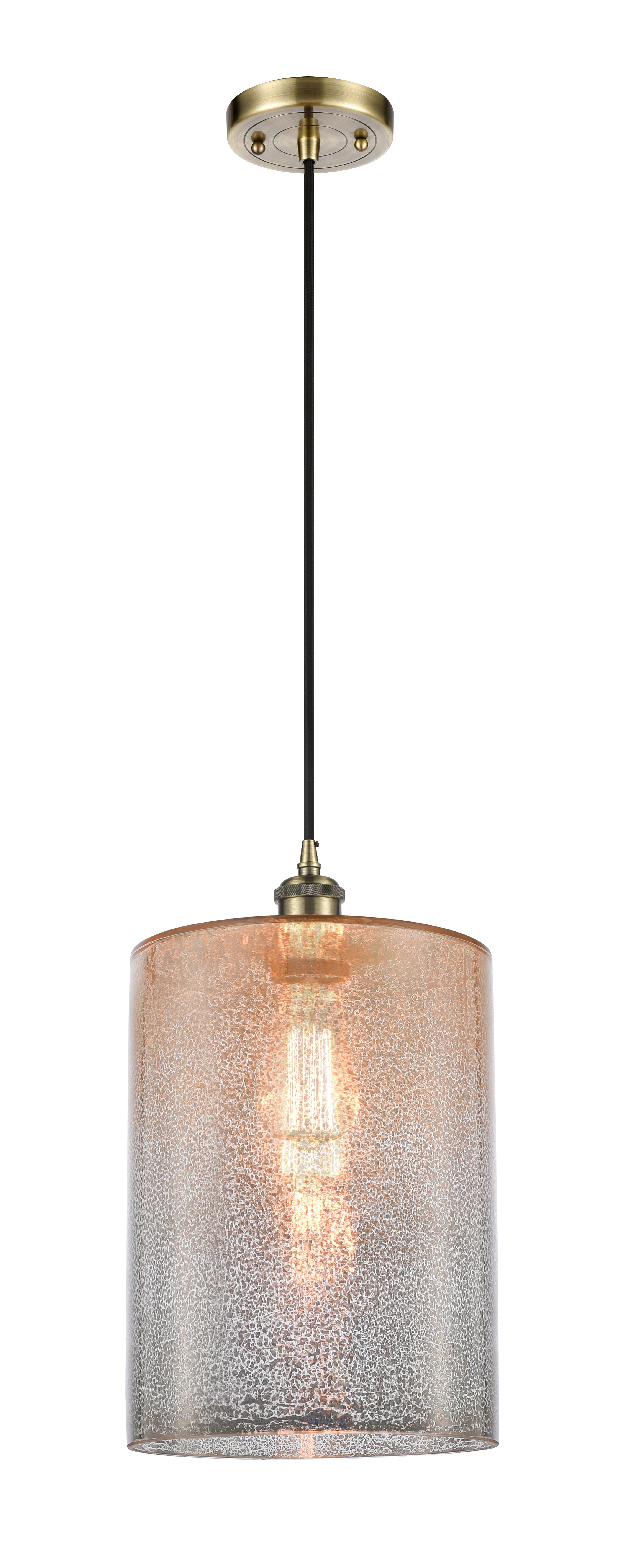 Ballston Mini Pendant Antique Brass Finish