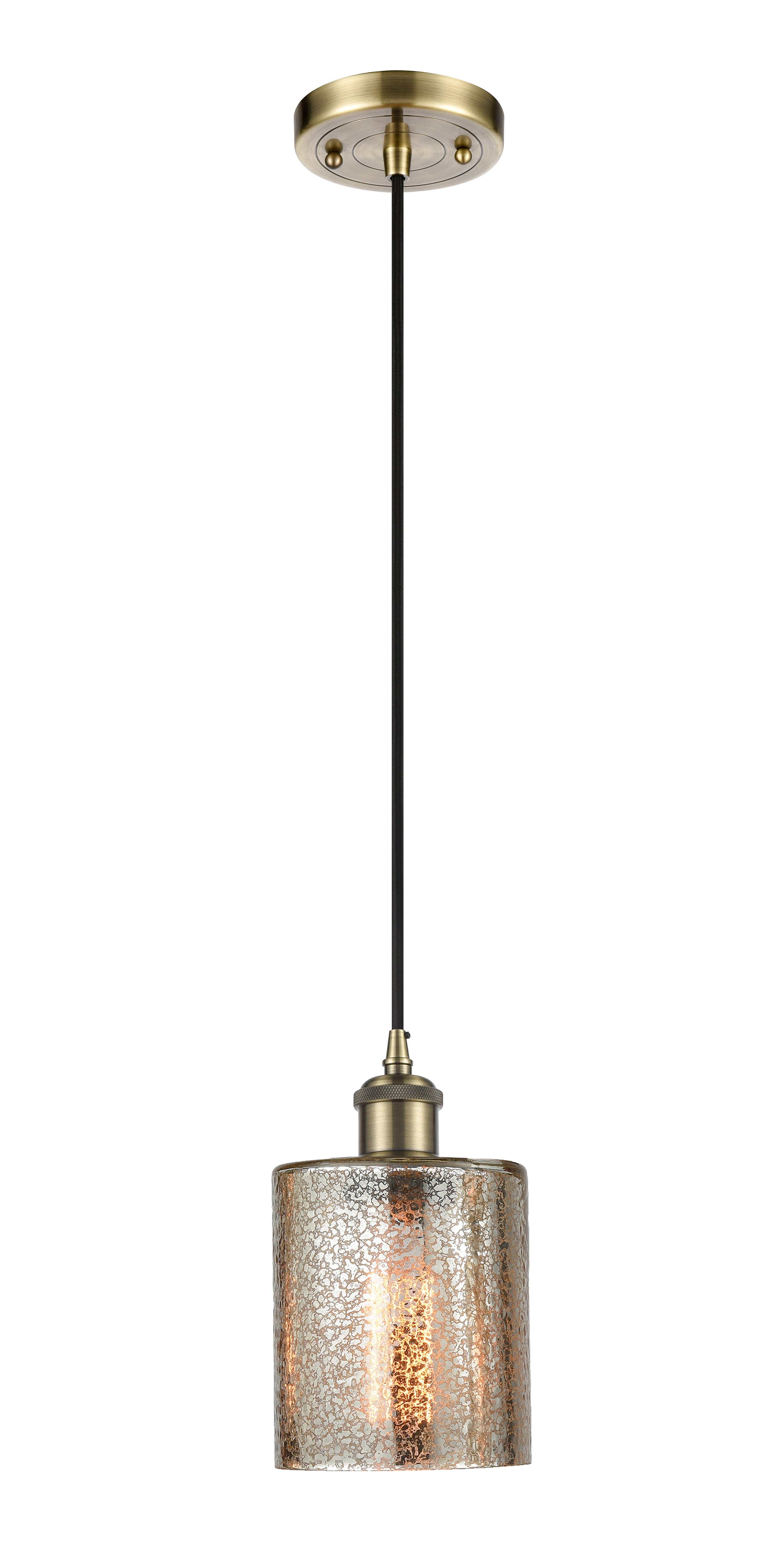 Ballston Mini Pendant Antique Brass Finish