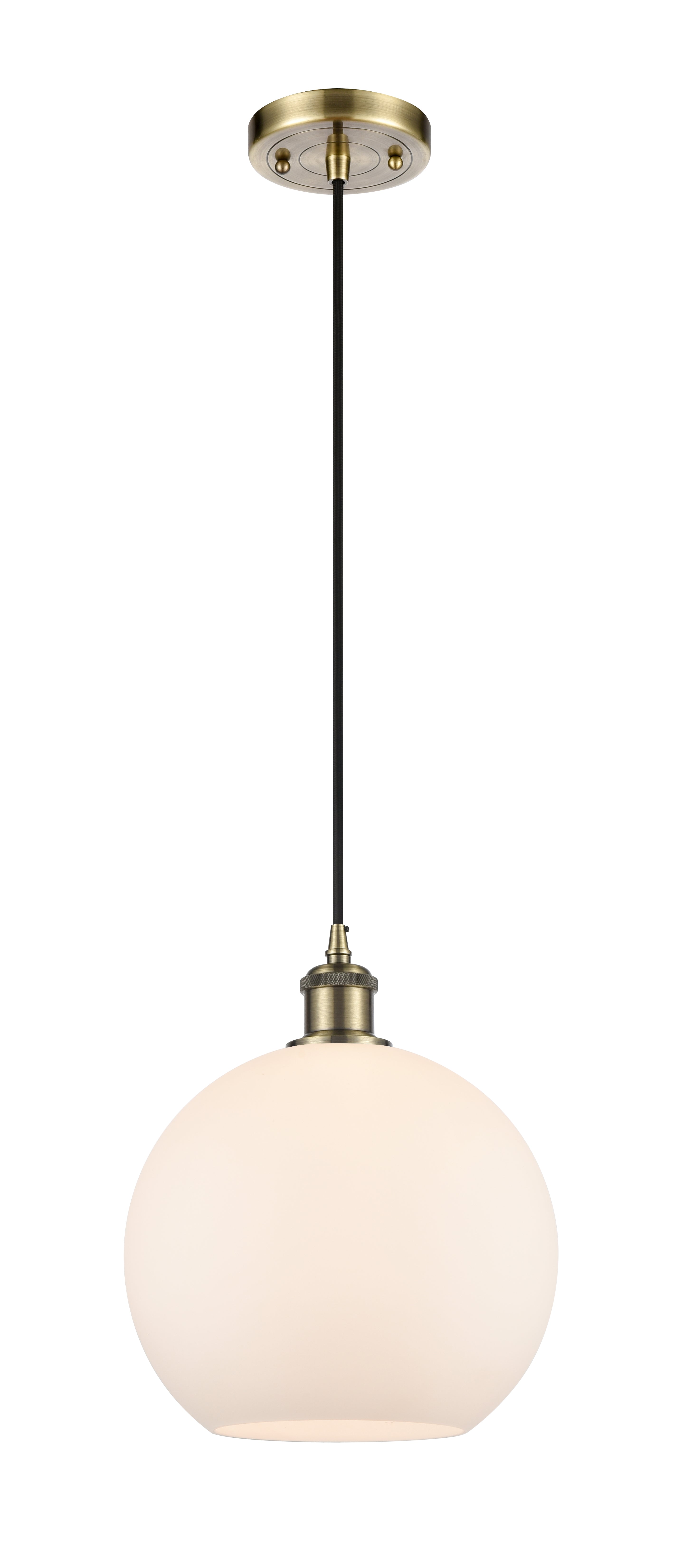 Ballston Mini Pendant Cast Brass Antique