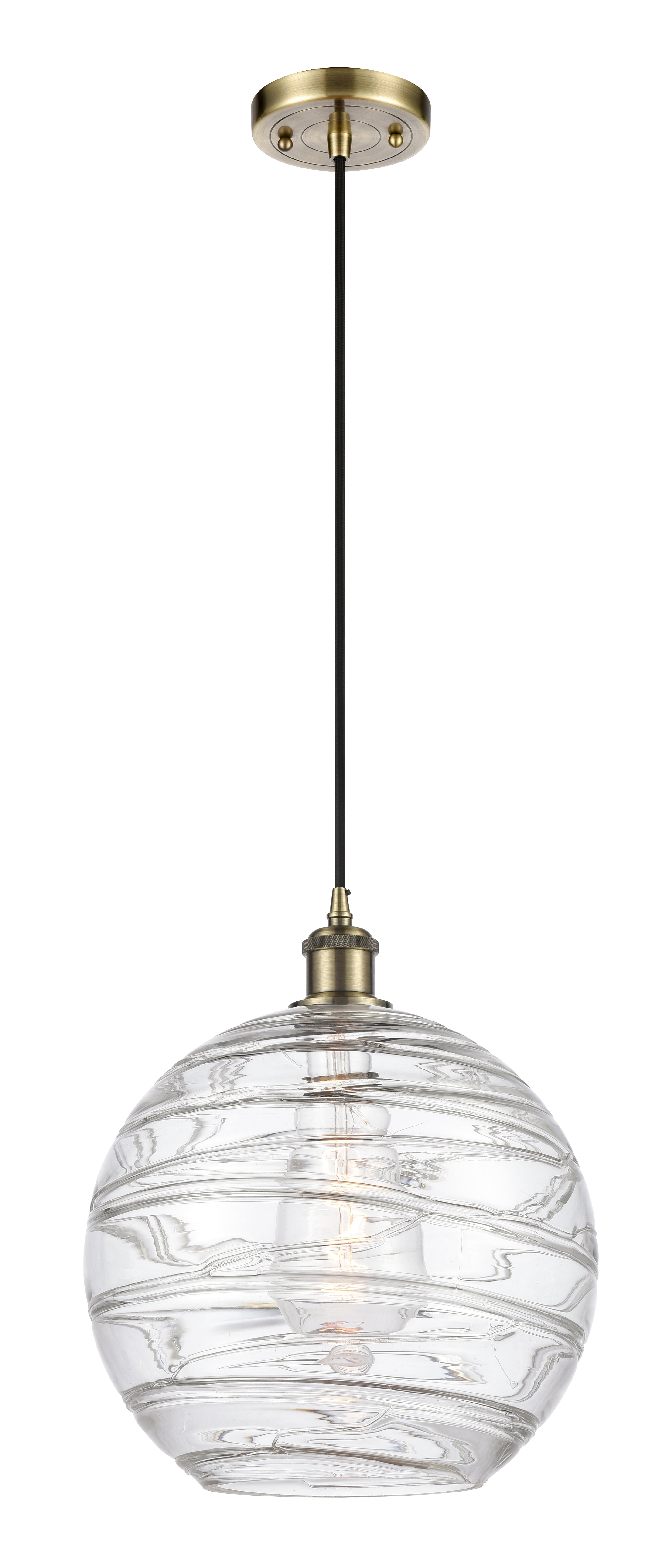 Ballston Mini Pendant Antique Brass Finish
