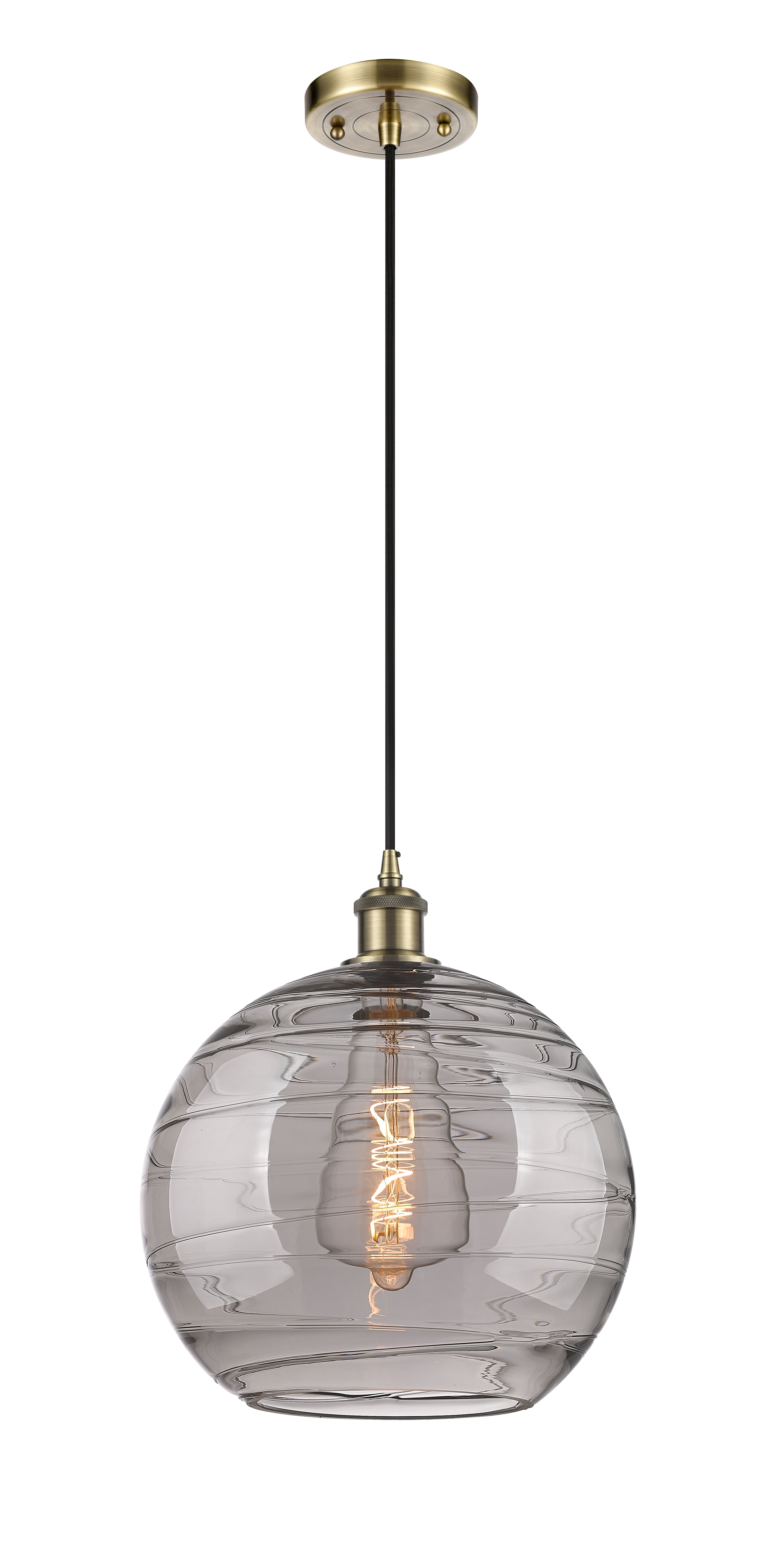 Ballston Mini Pendant Antique Brass Finish