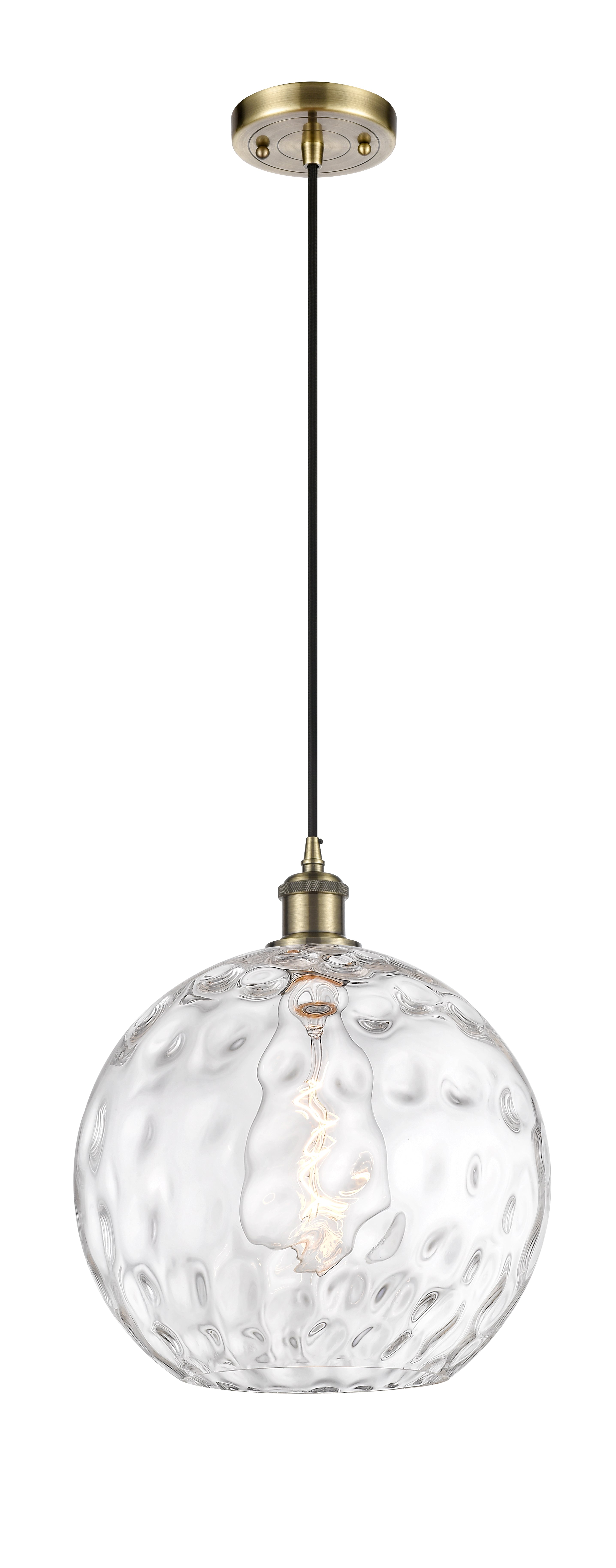 Ballston Mini Pendant Antique Brass Finish
