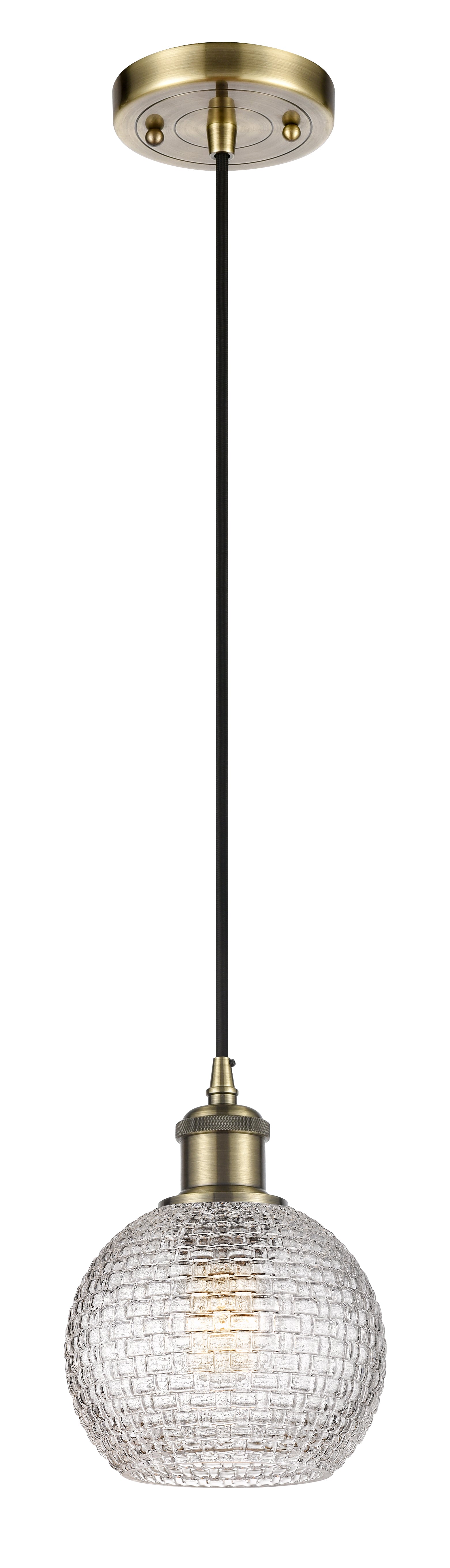 Ballston Mini Pendant Antique Brass Steel