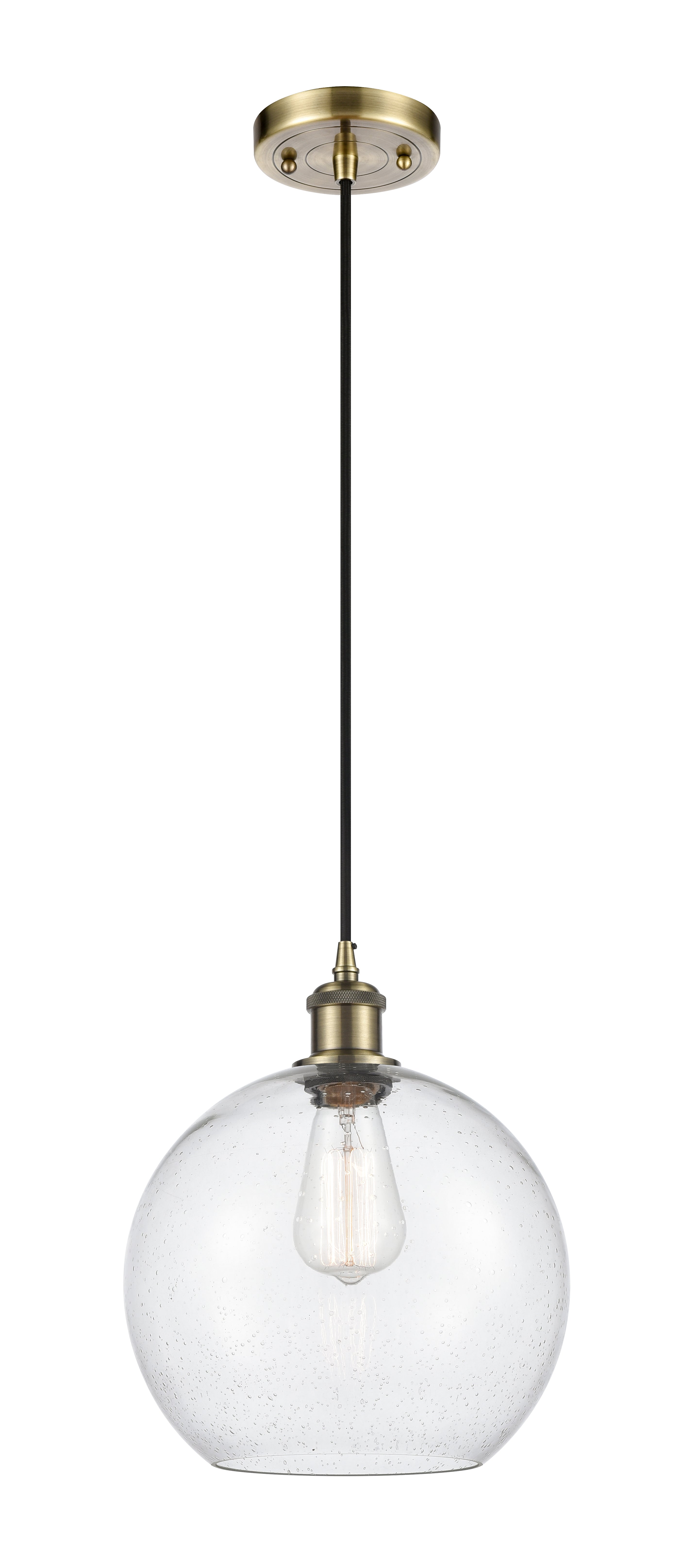 Ballston Mini Pendant Cast Brass Antique