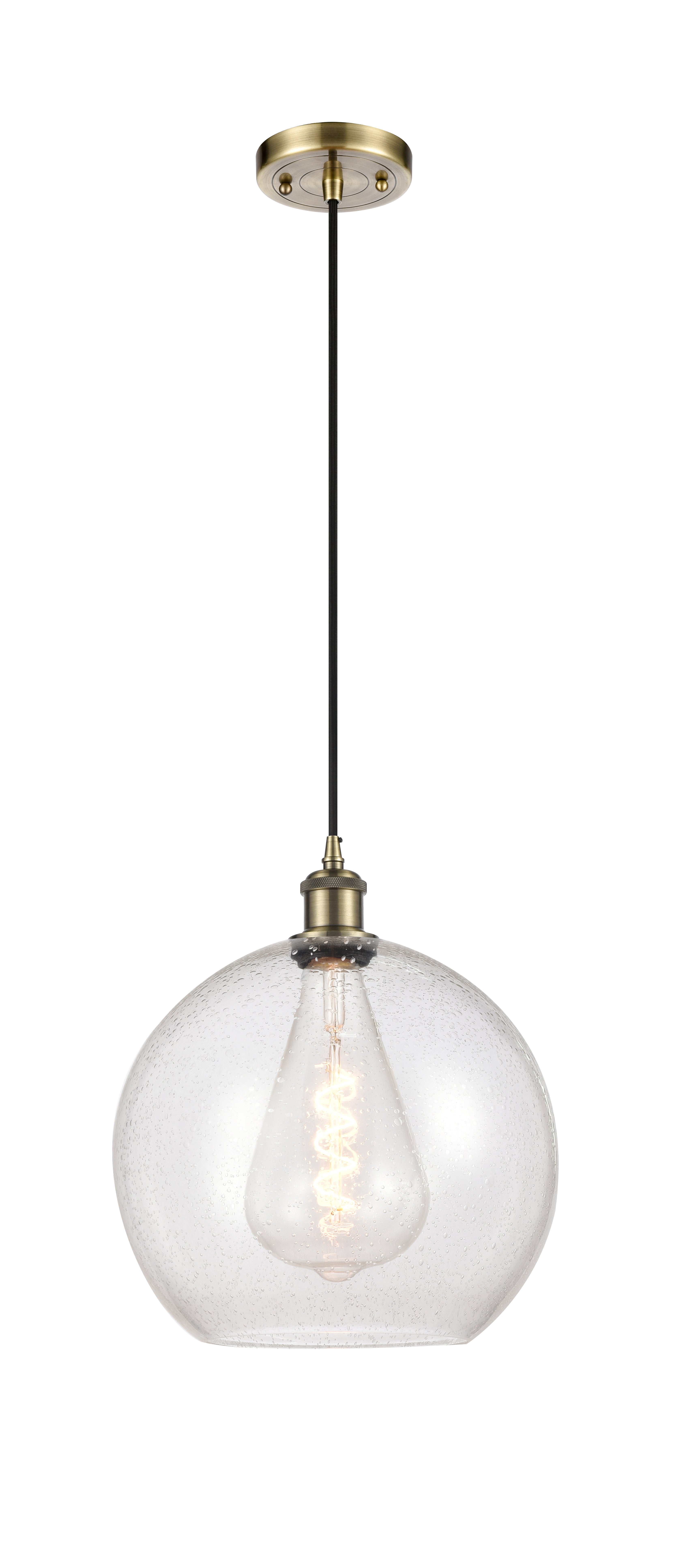 Ballston Mini Pendant Antique Brass