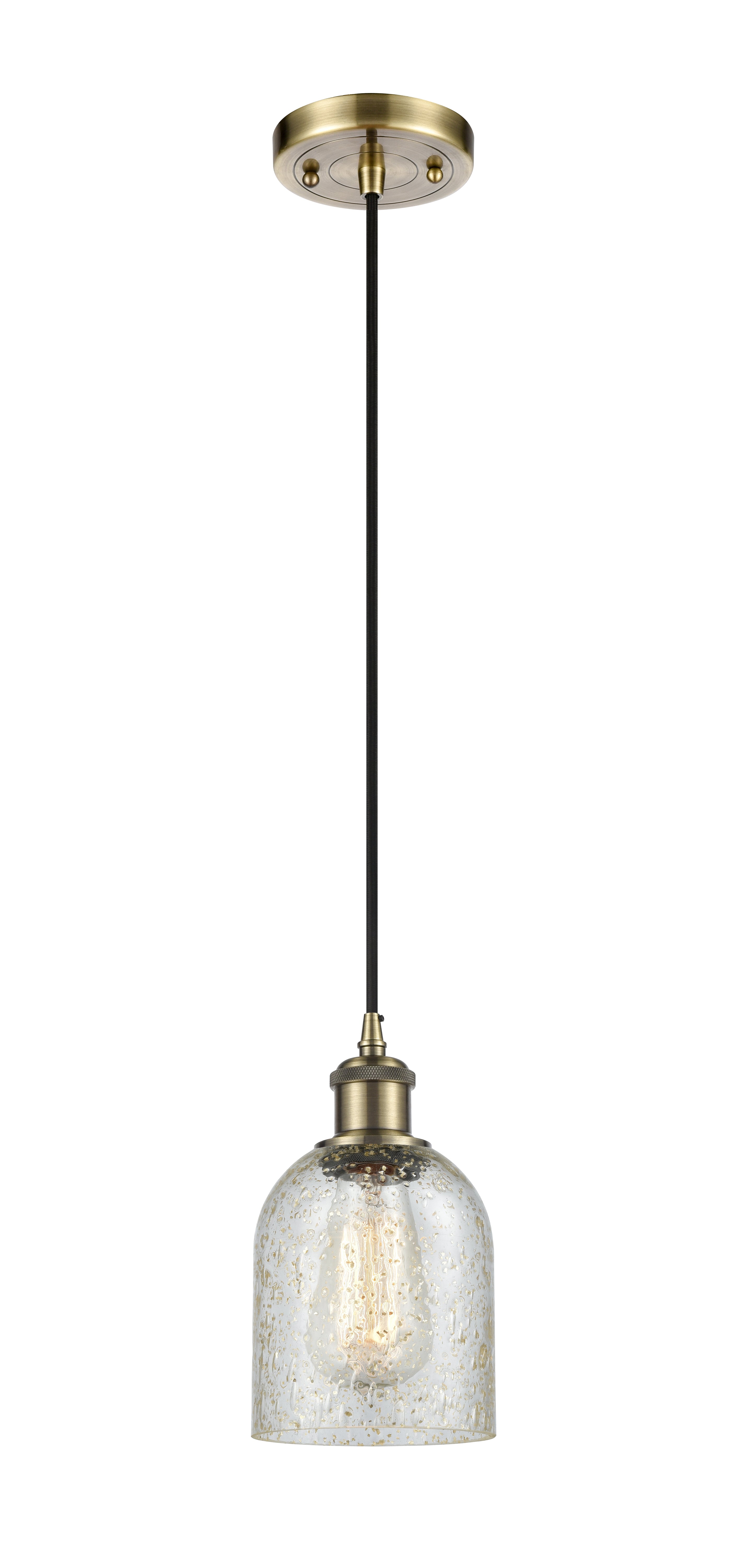 Ballston Mini Pendant Antique Brass Finish