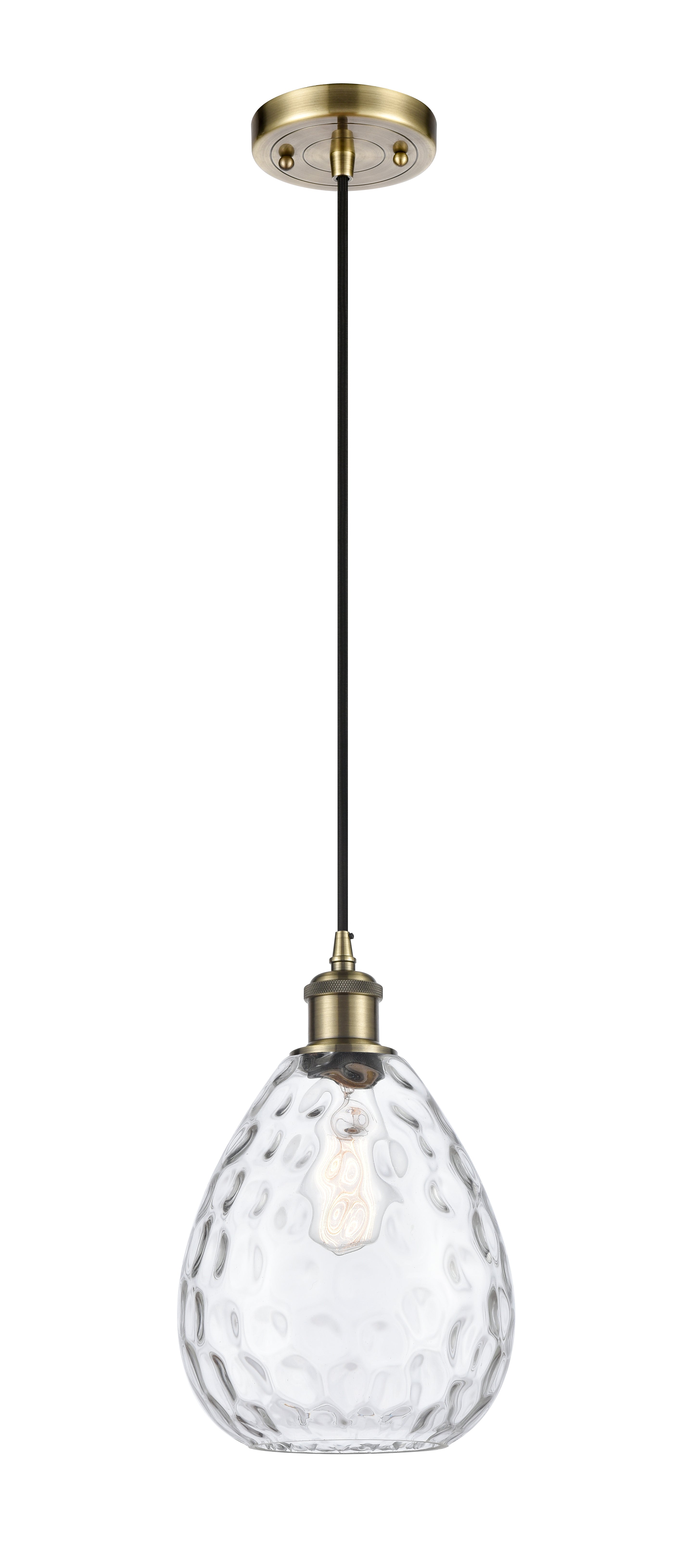 Ballston Mini Pendant Antique Brass Cast