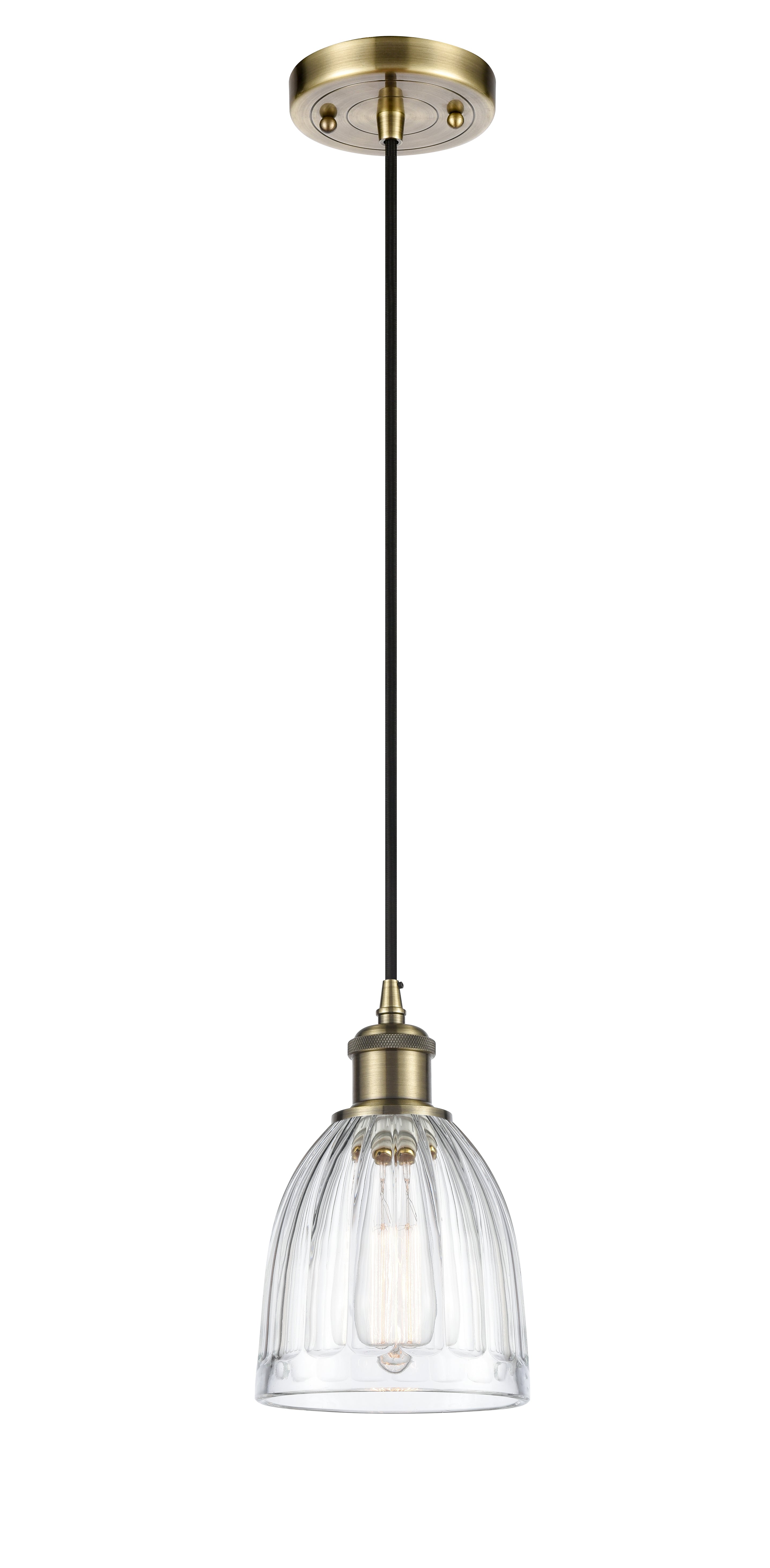 Ballston Mini Pendant Cast Brass Antique Brass
