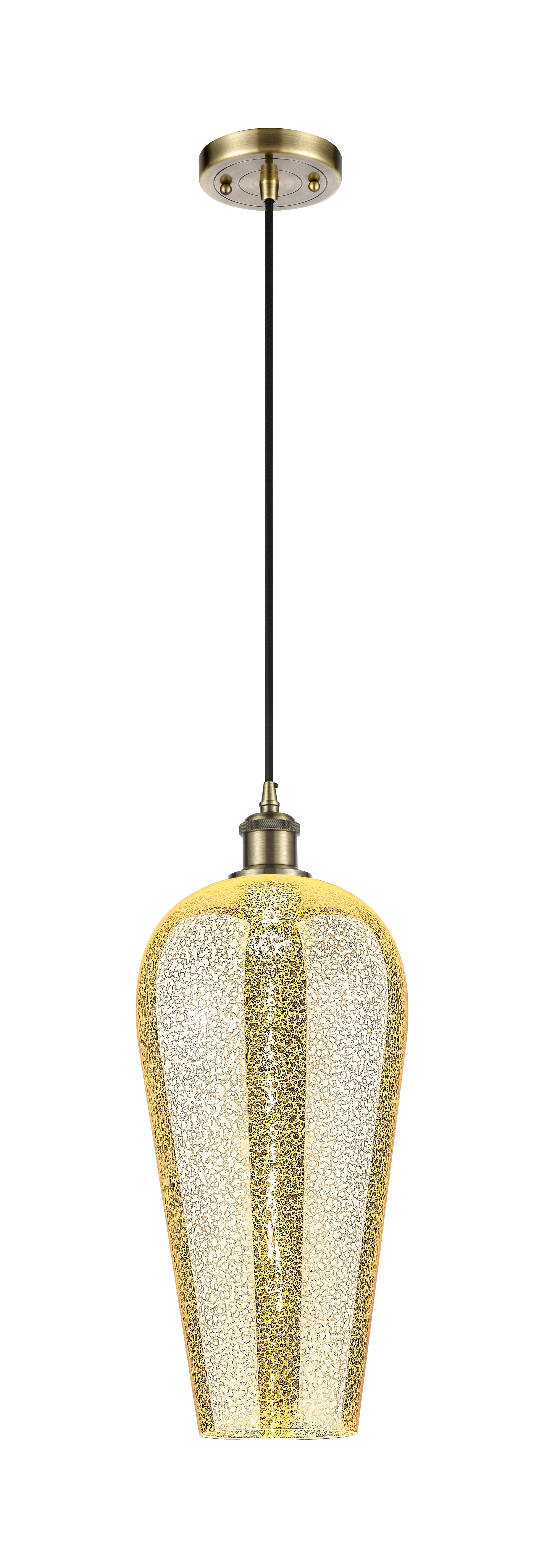 Ballston Mini Pendant Antique Brass Cast