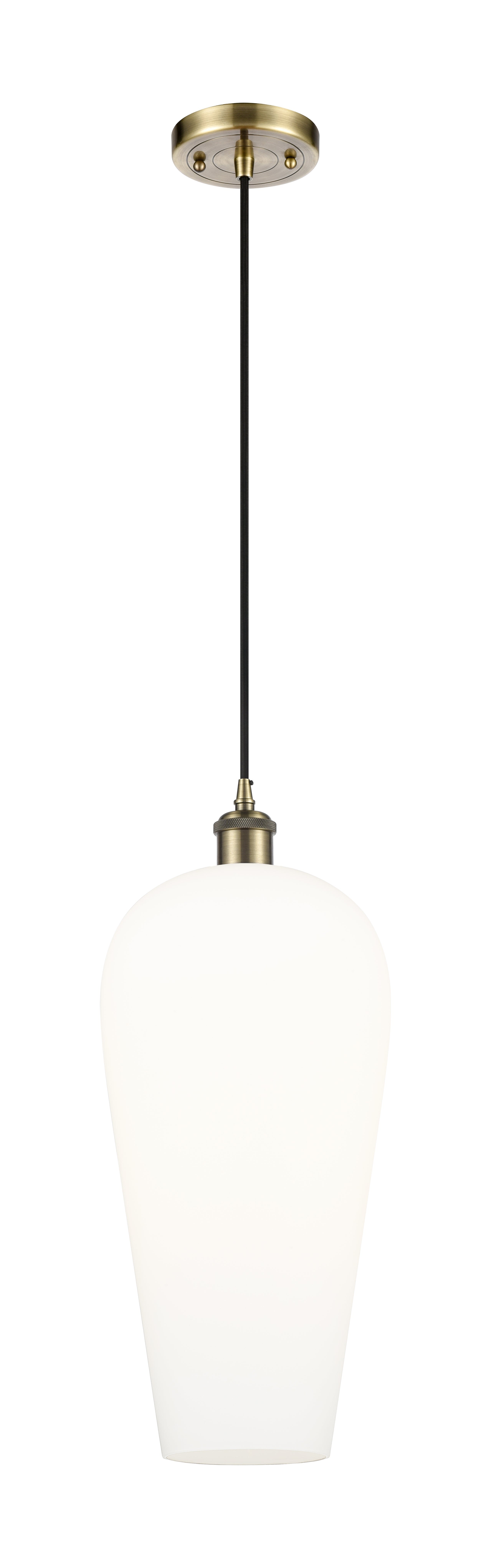 Ballston Mini Pendant Antique Brass Cast
