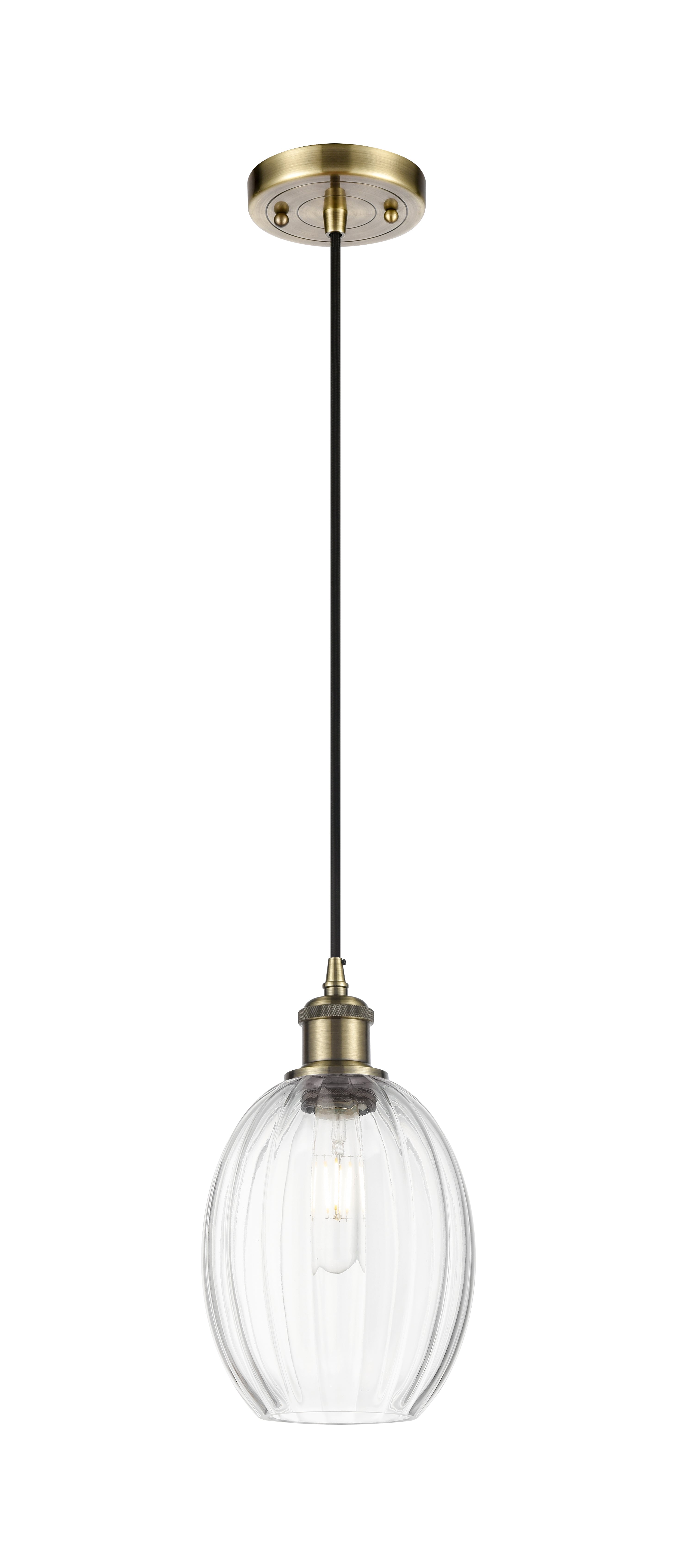 Ballston Mini Pendant Antique Brass Cast