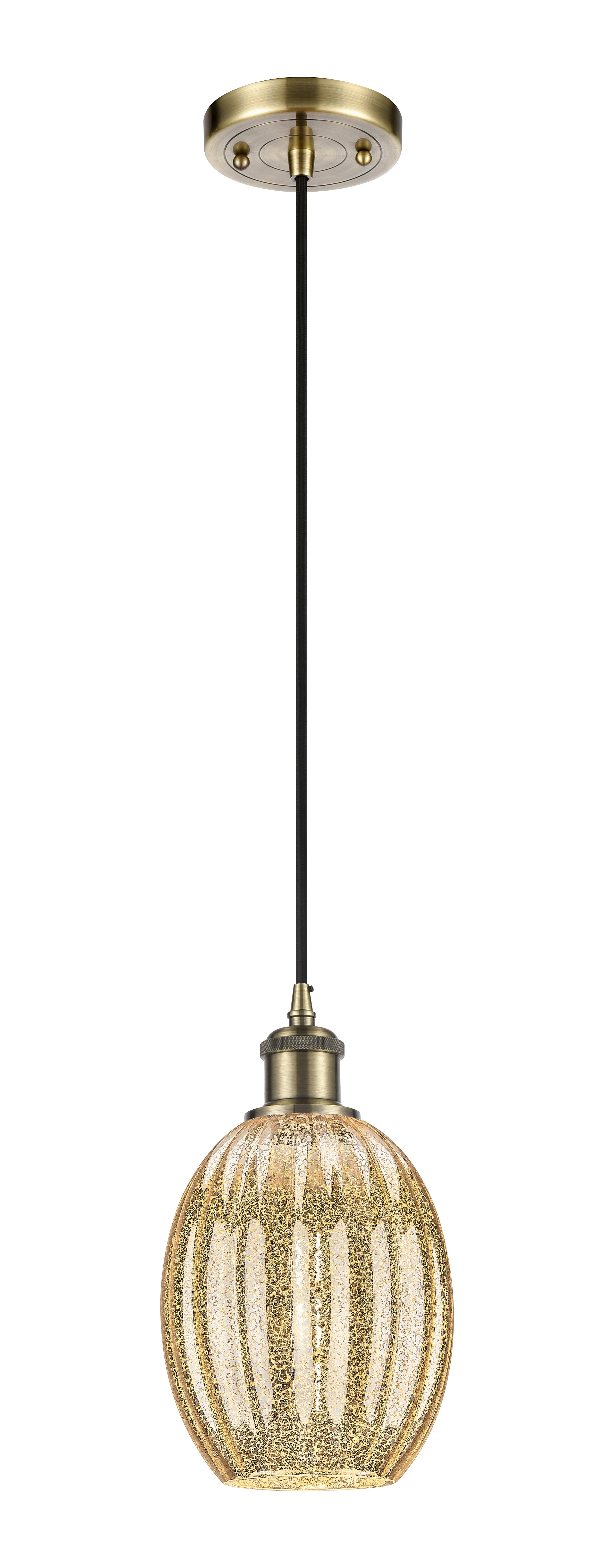 Ballston Mini Pendant Antique Brass Cast