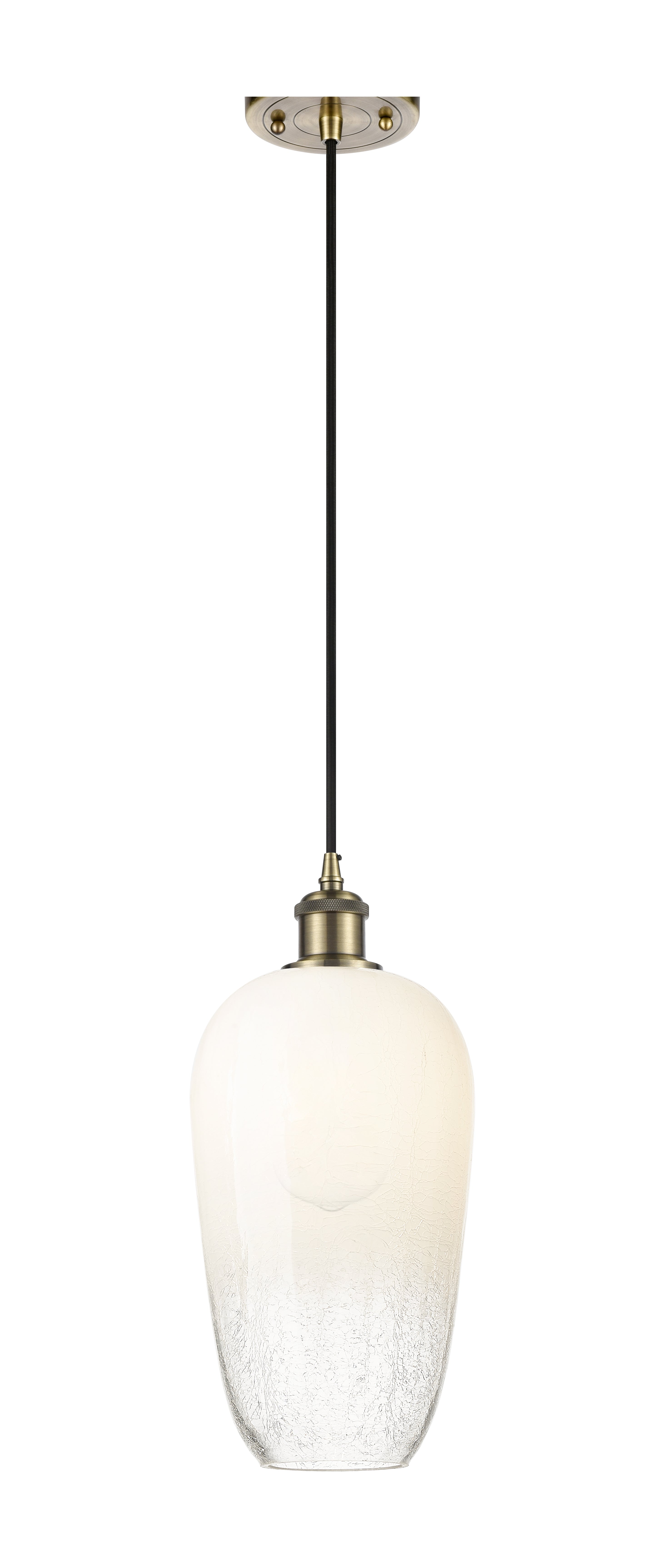 Ballston Mini Pendant Antique Brass 7 Inch