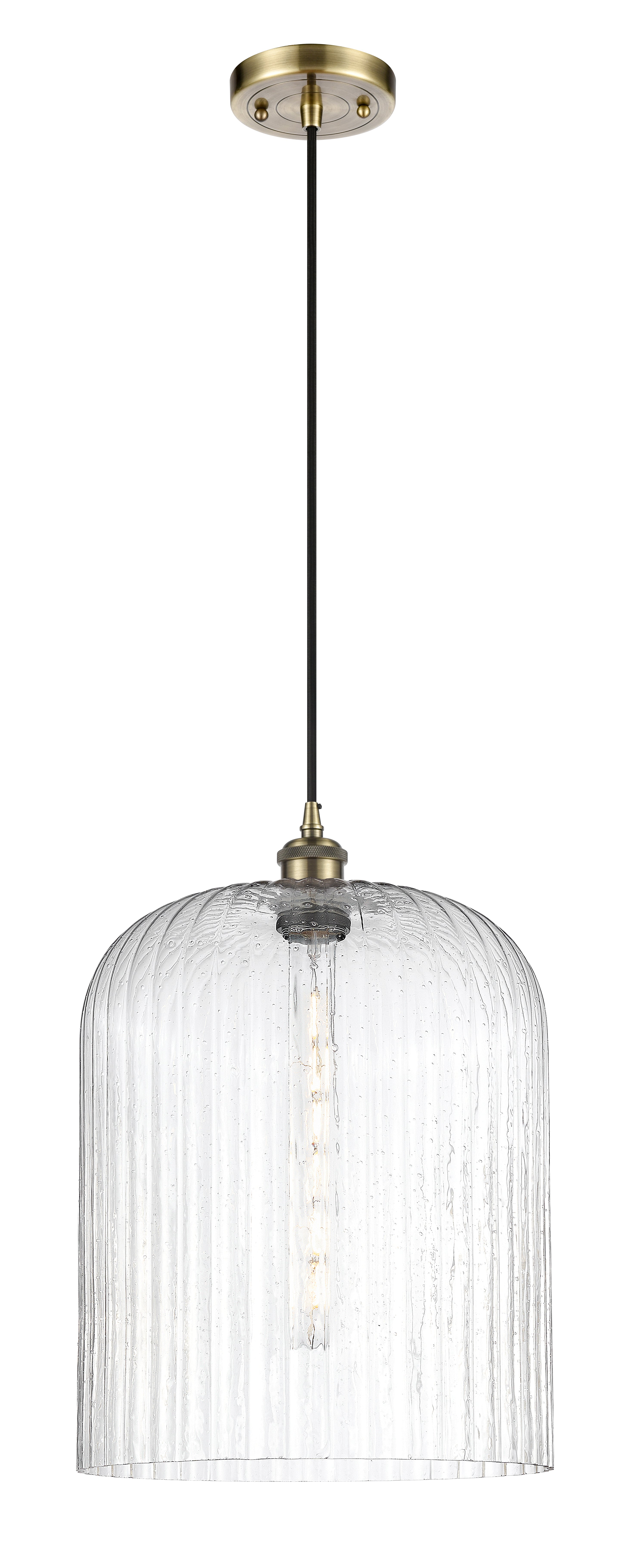 Ballston Mini Pendant Antique Brass Finish