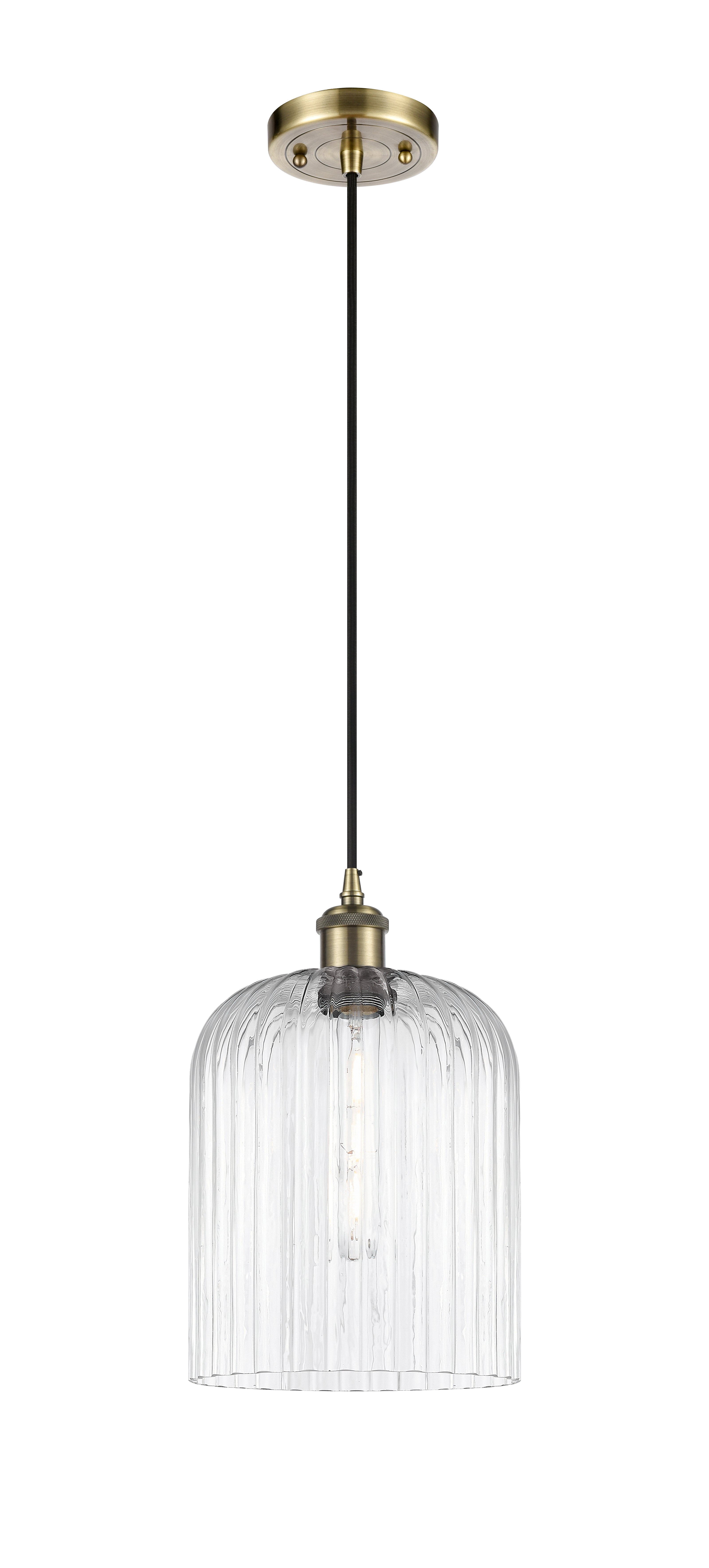 Ballston Mini Pendant Antique Brass 5 Inch