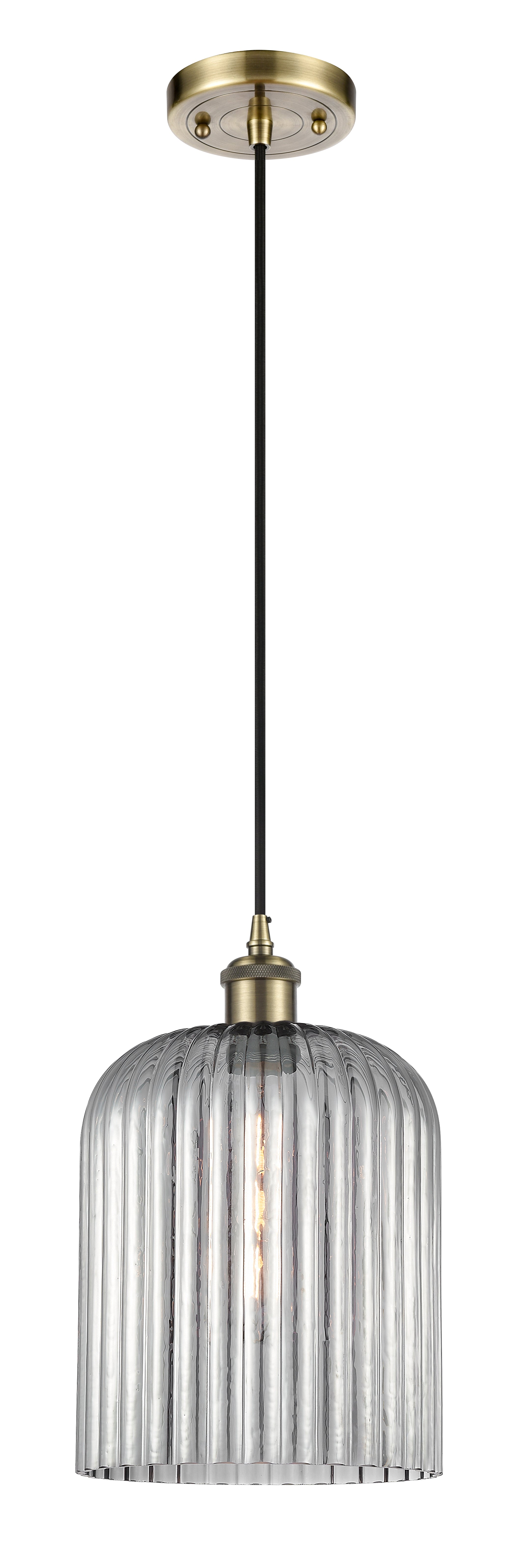 Ballston Mini Pendant Antique Brass 5 Inch