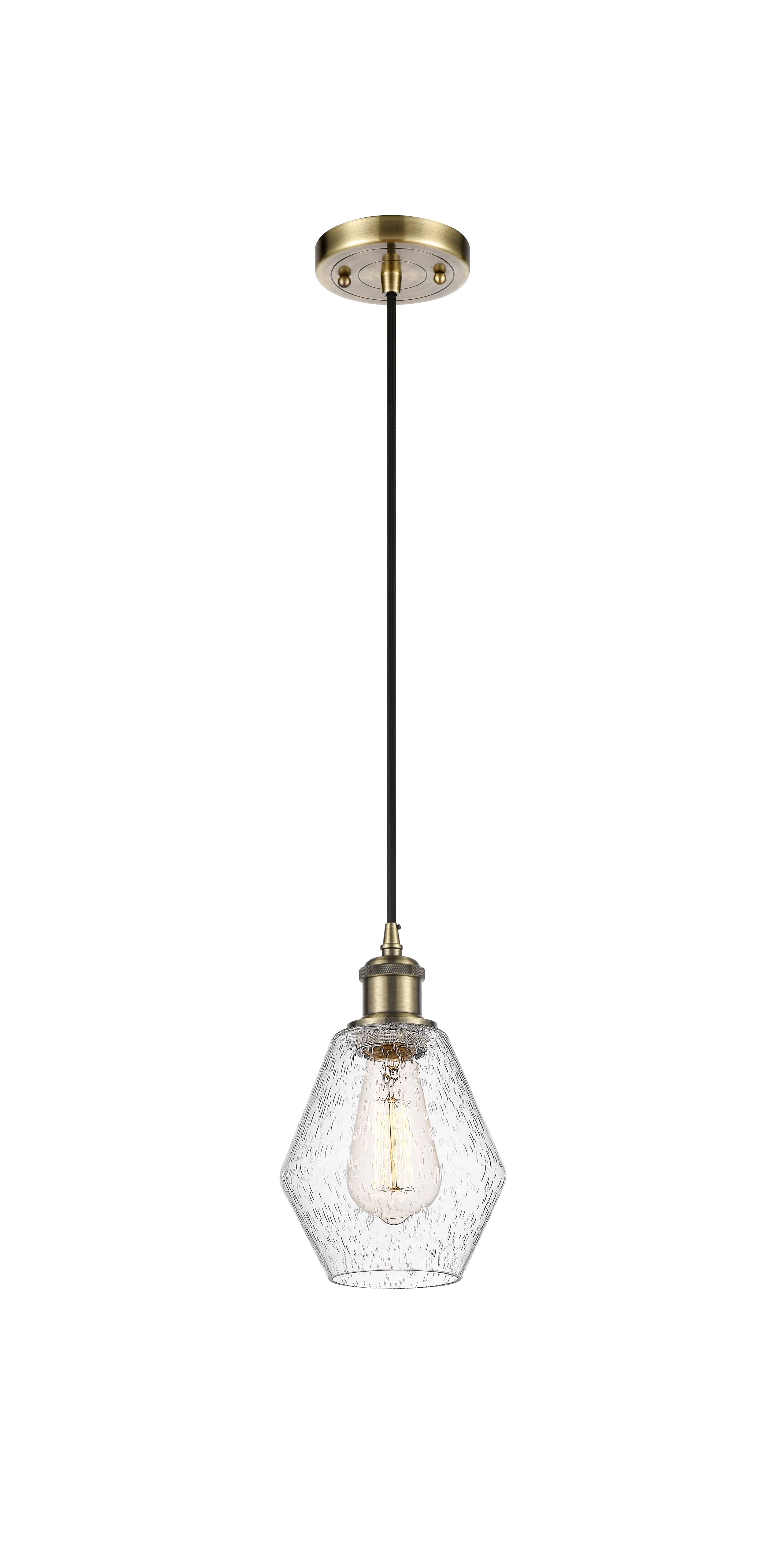 Ballston Mini Pendant Antique Brass Finish