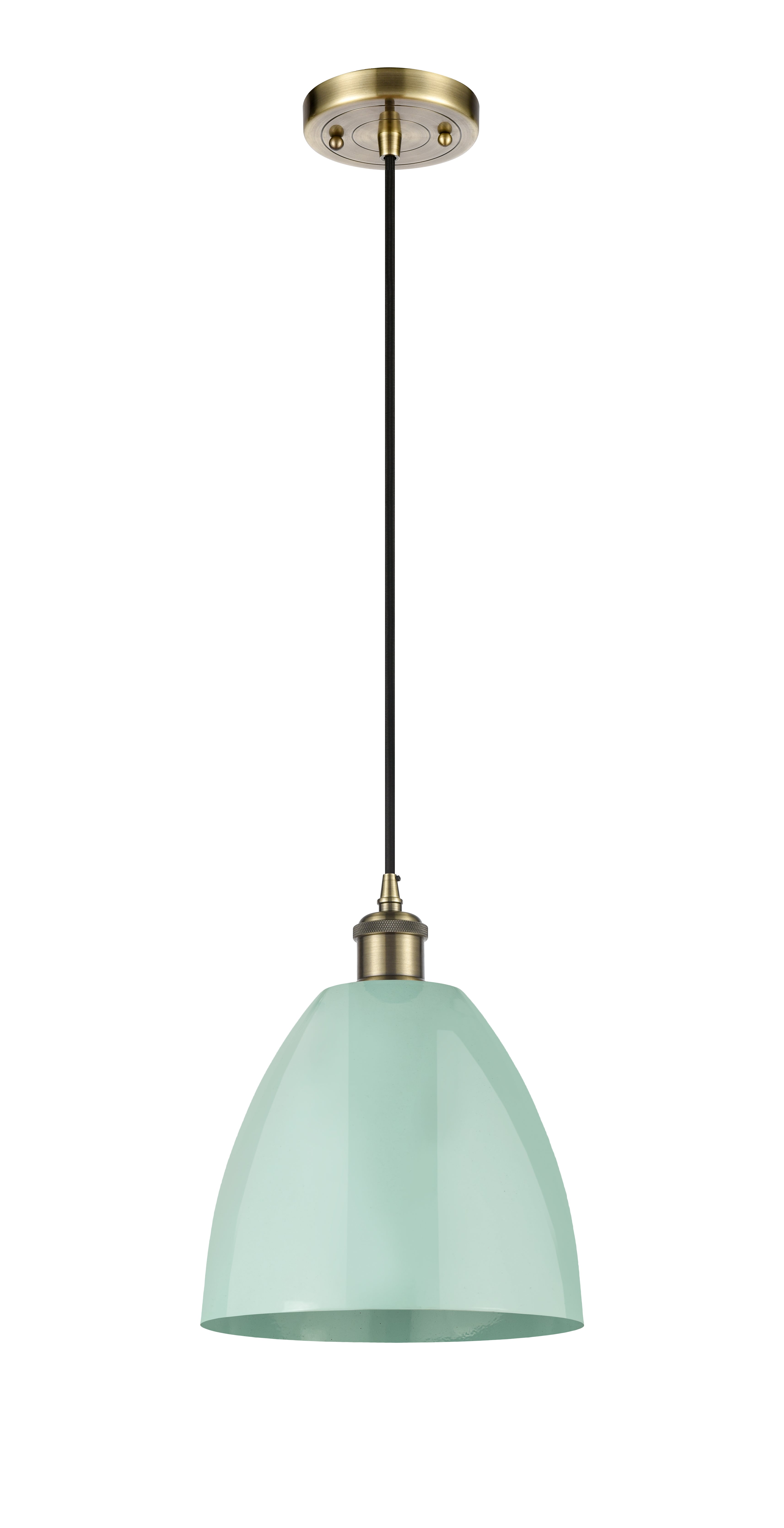Ballston Mini Pendant Antique Brass Cast