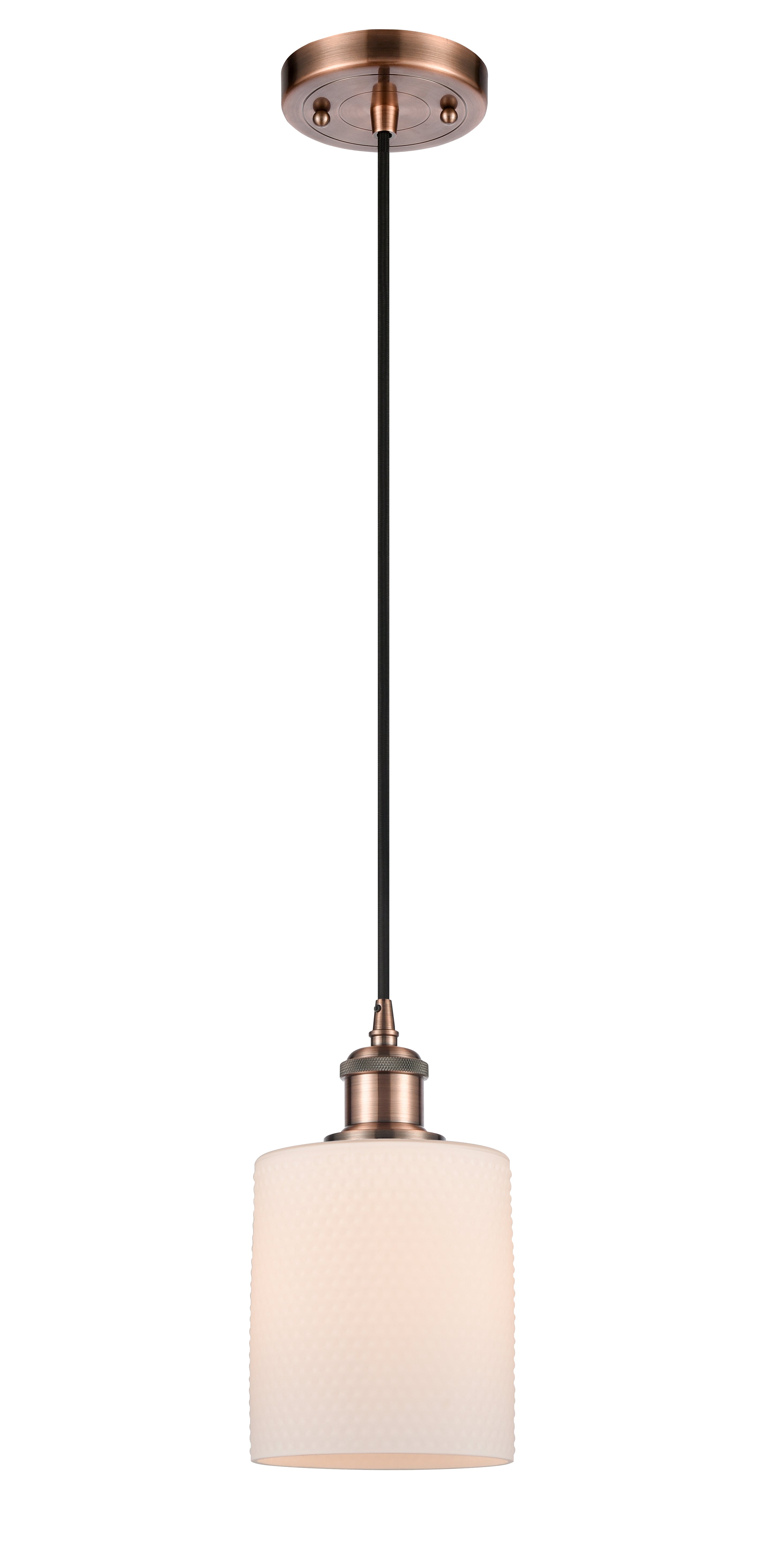Ballston Mini Pendant Antique Brass Finish