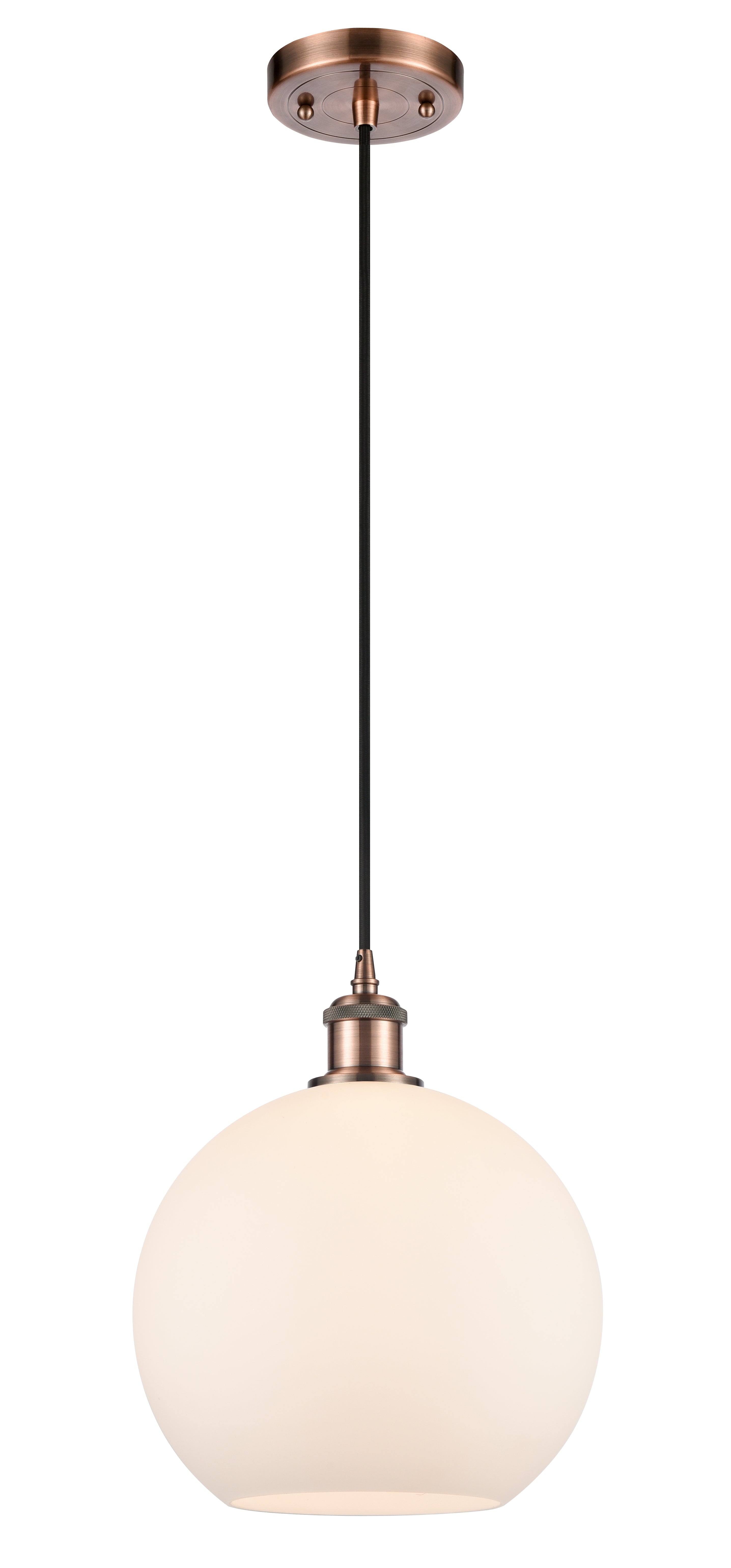 Ballston Mini Pendant Cast Brass Antique