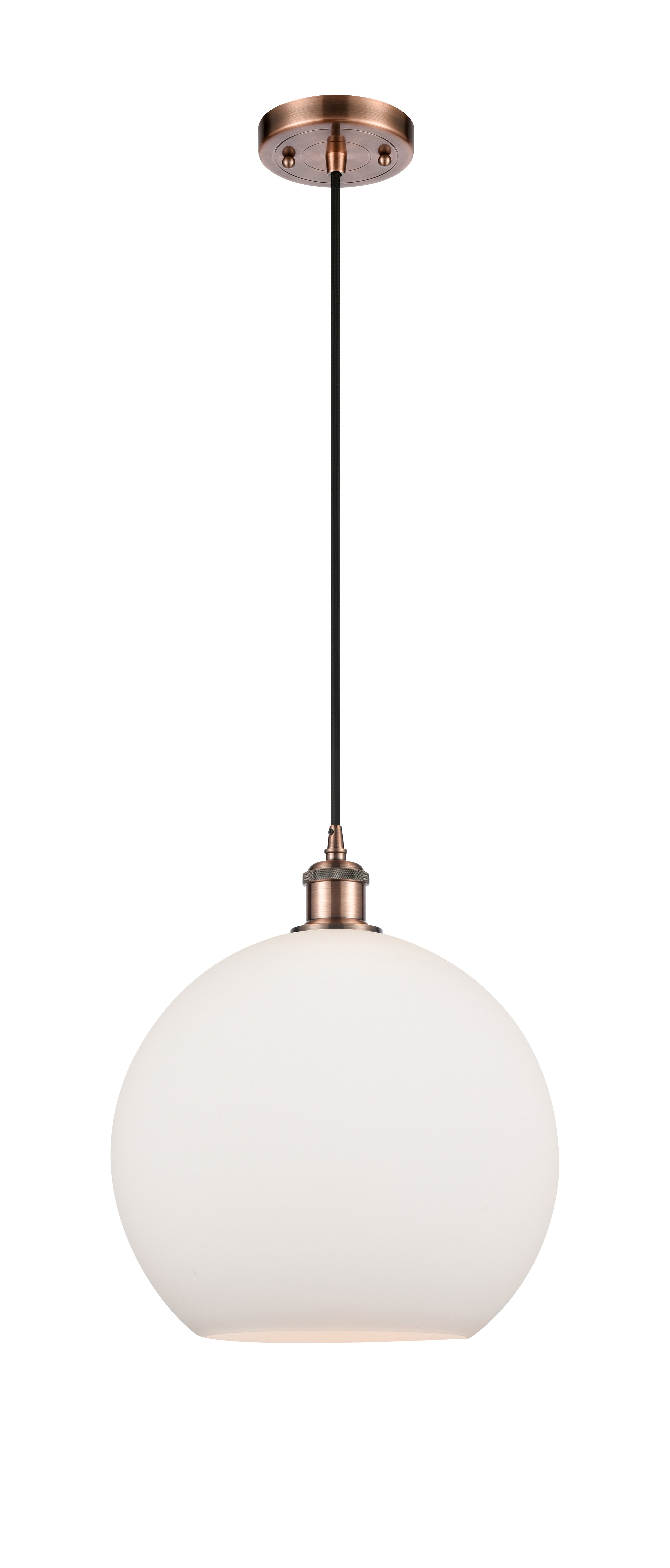 Ballston Mini Pendant Antique Brass Finish