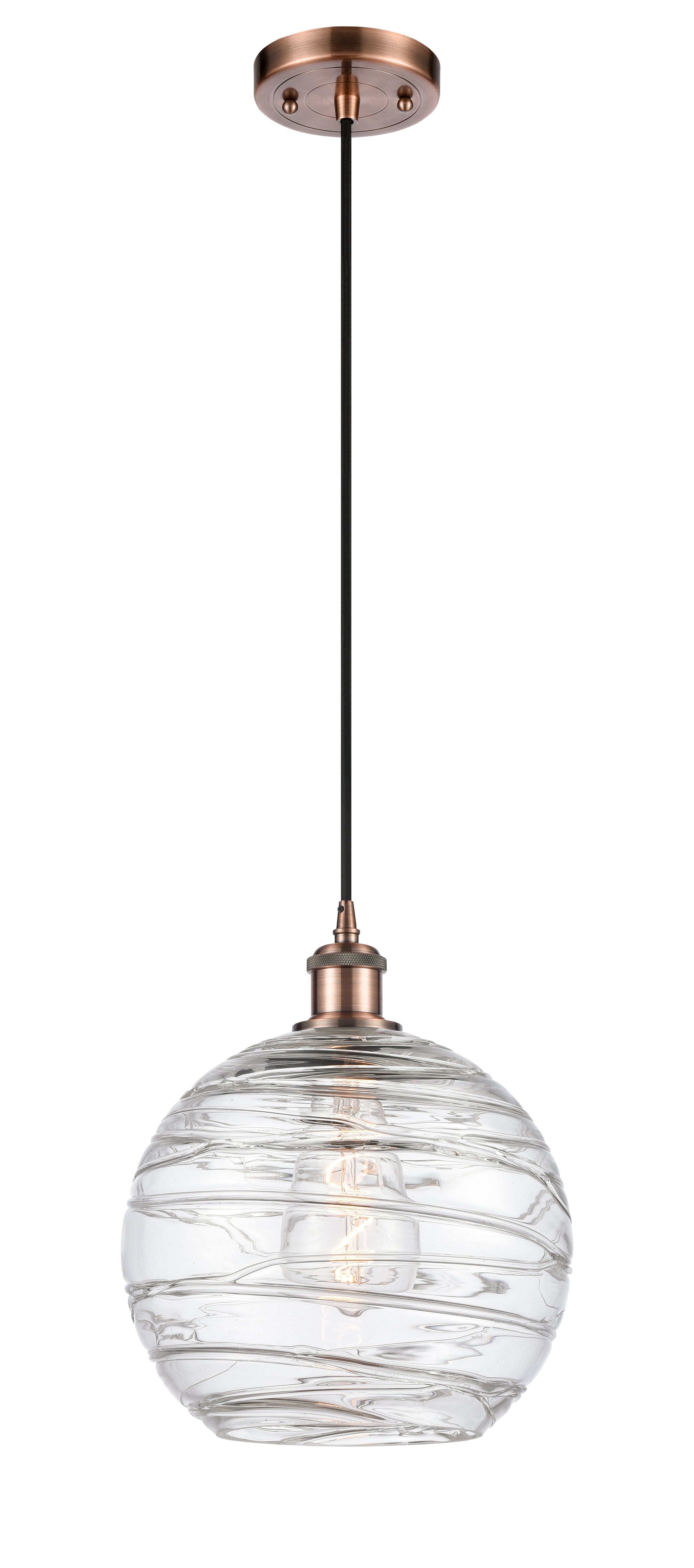 Ballston Mini Pendant Antique Brass Finish