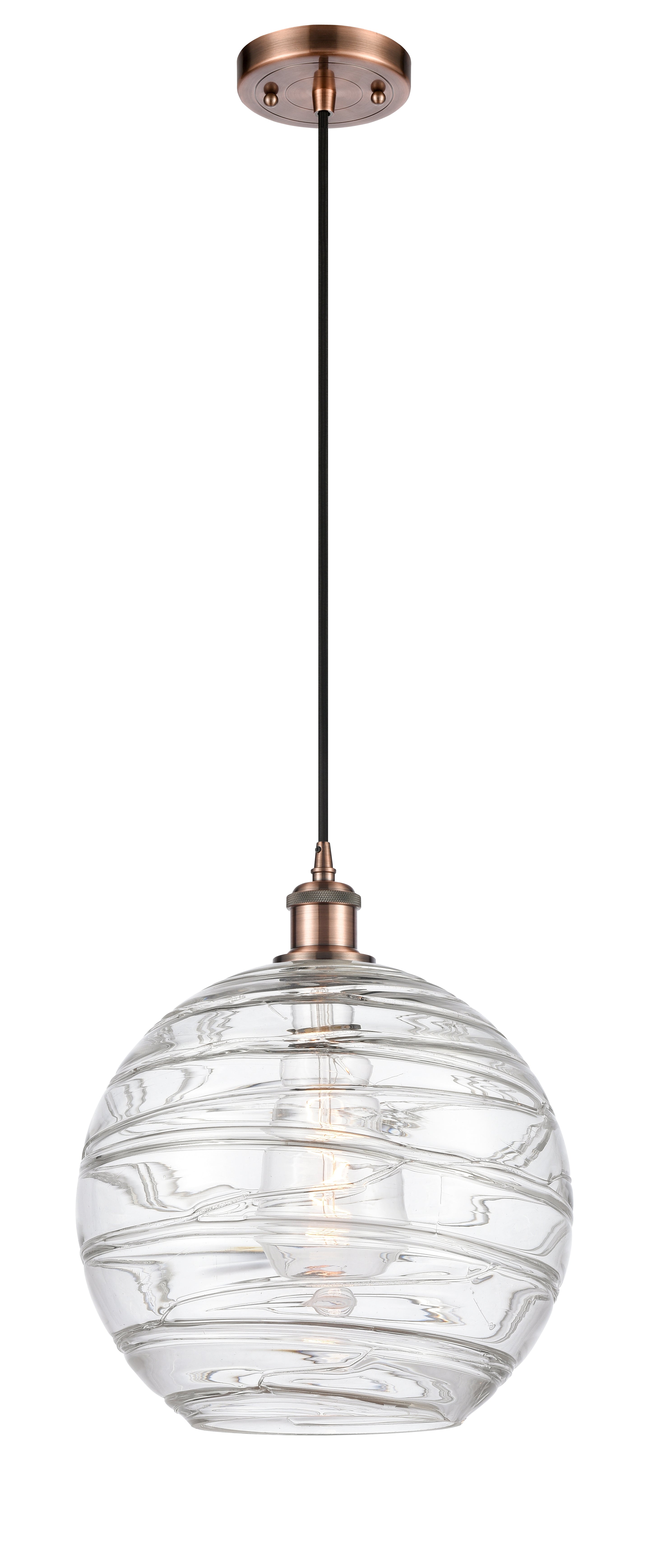 Ballston Mini Pendant Antique Brass Finish