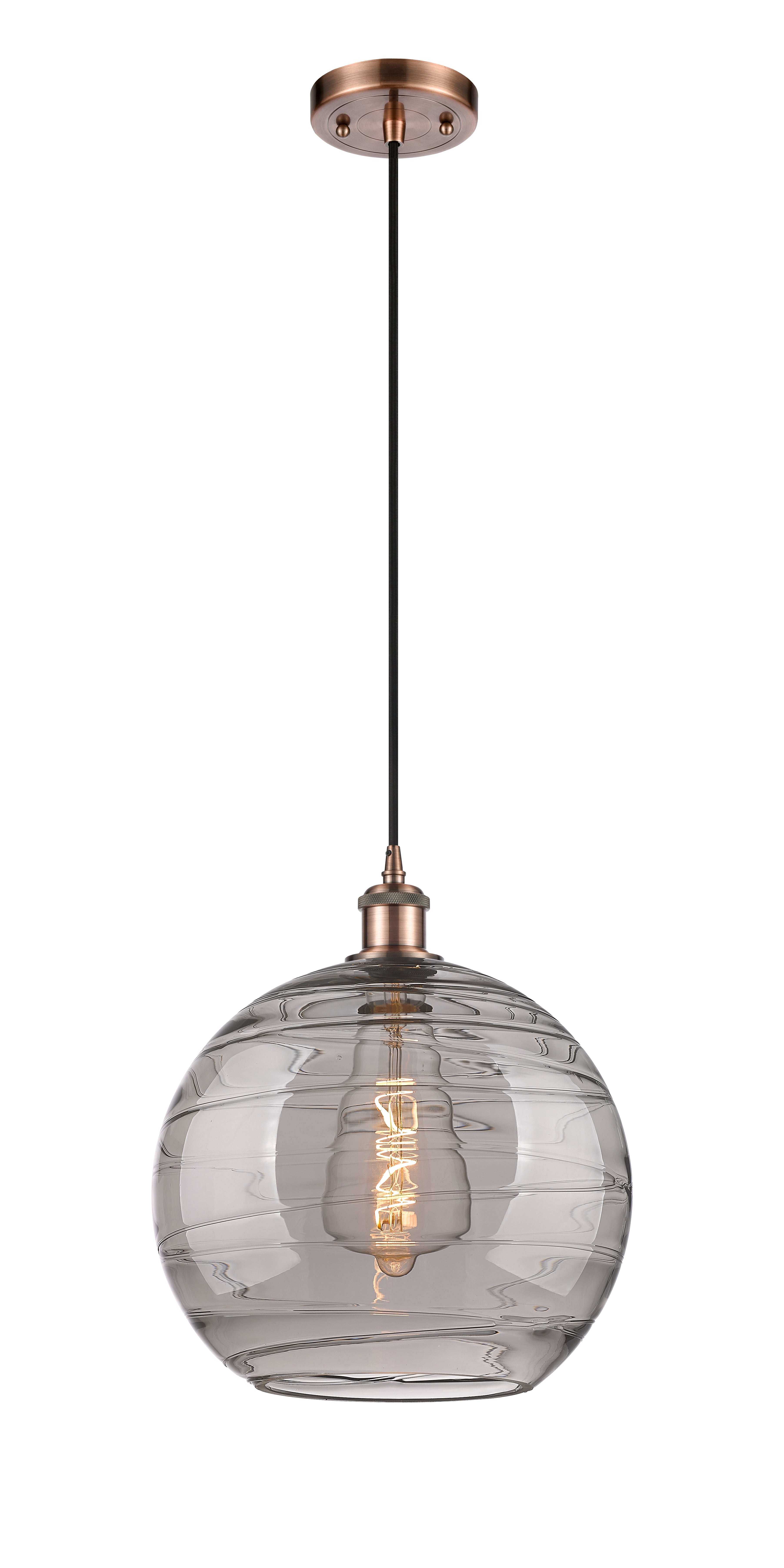 Ballston Mini Pendant Antique Brass Finish