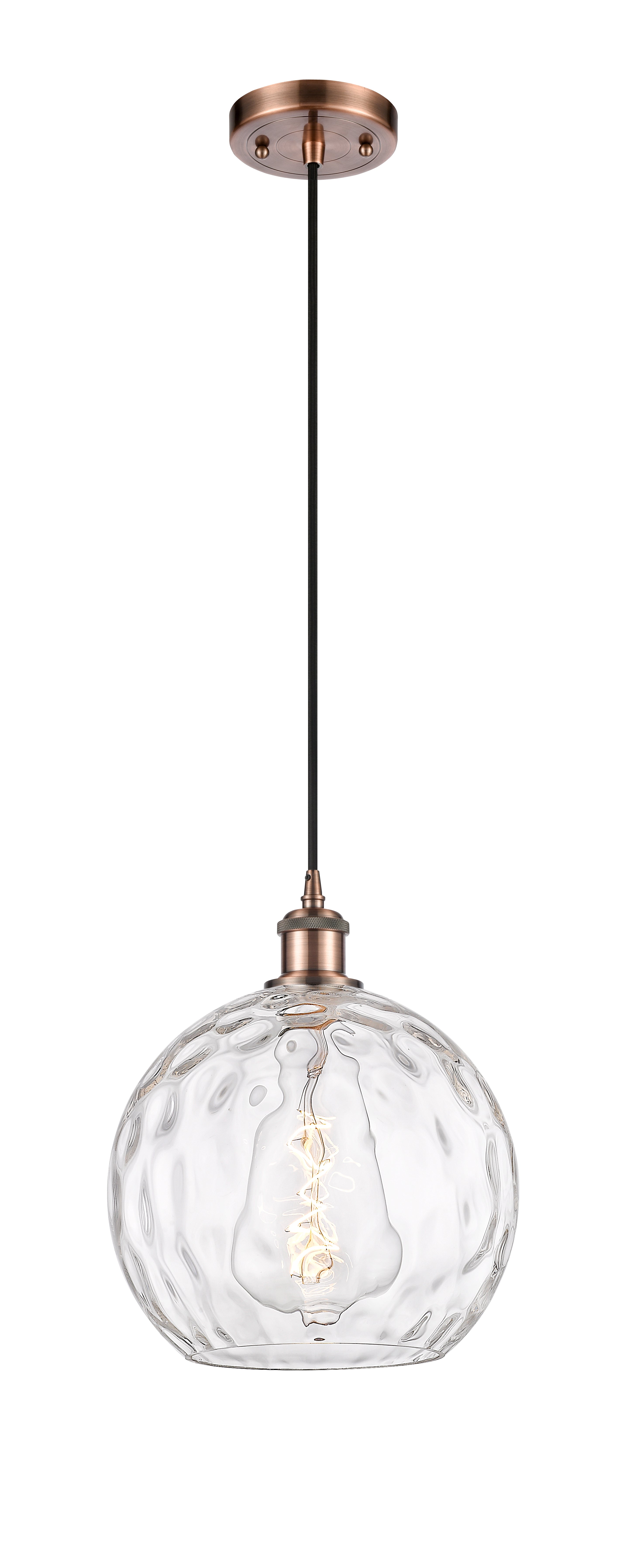 Ballston Mini Pendant Antique Brass Finish
