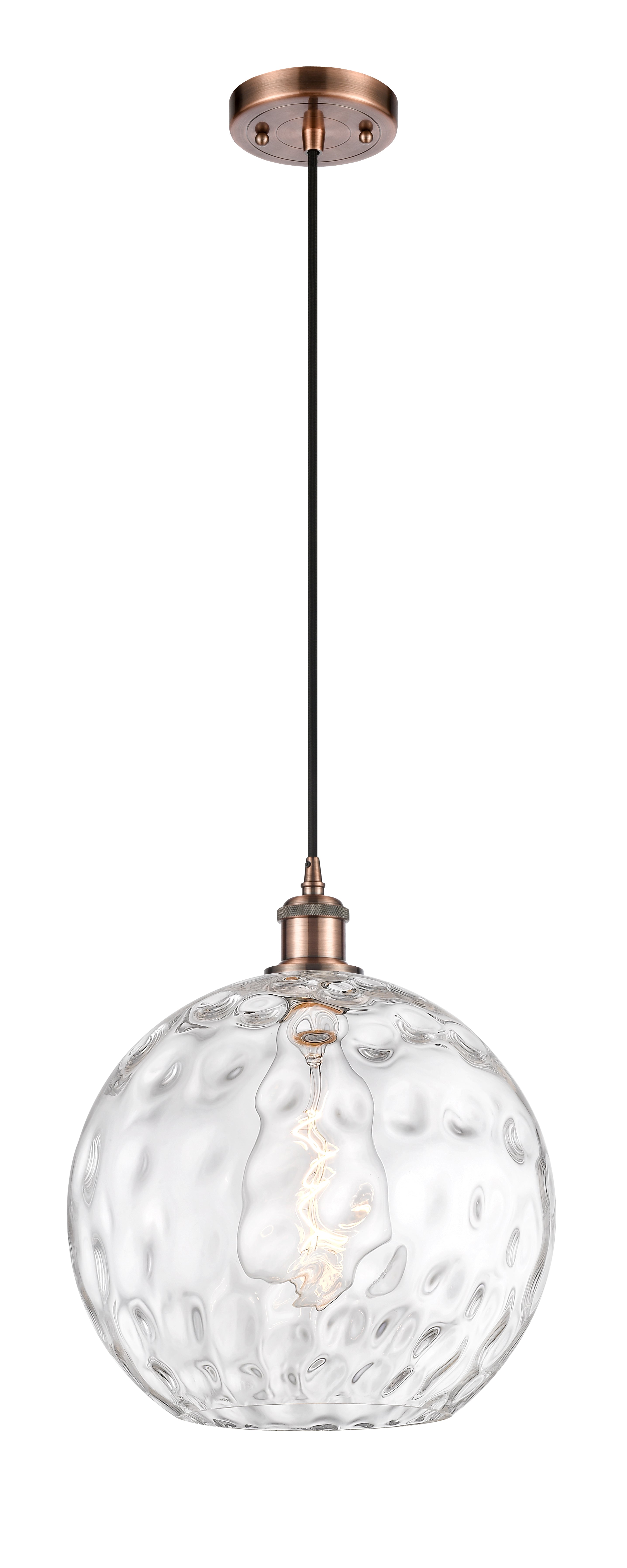 Ballston Mini Pendant Antique Brass Finish