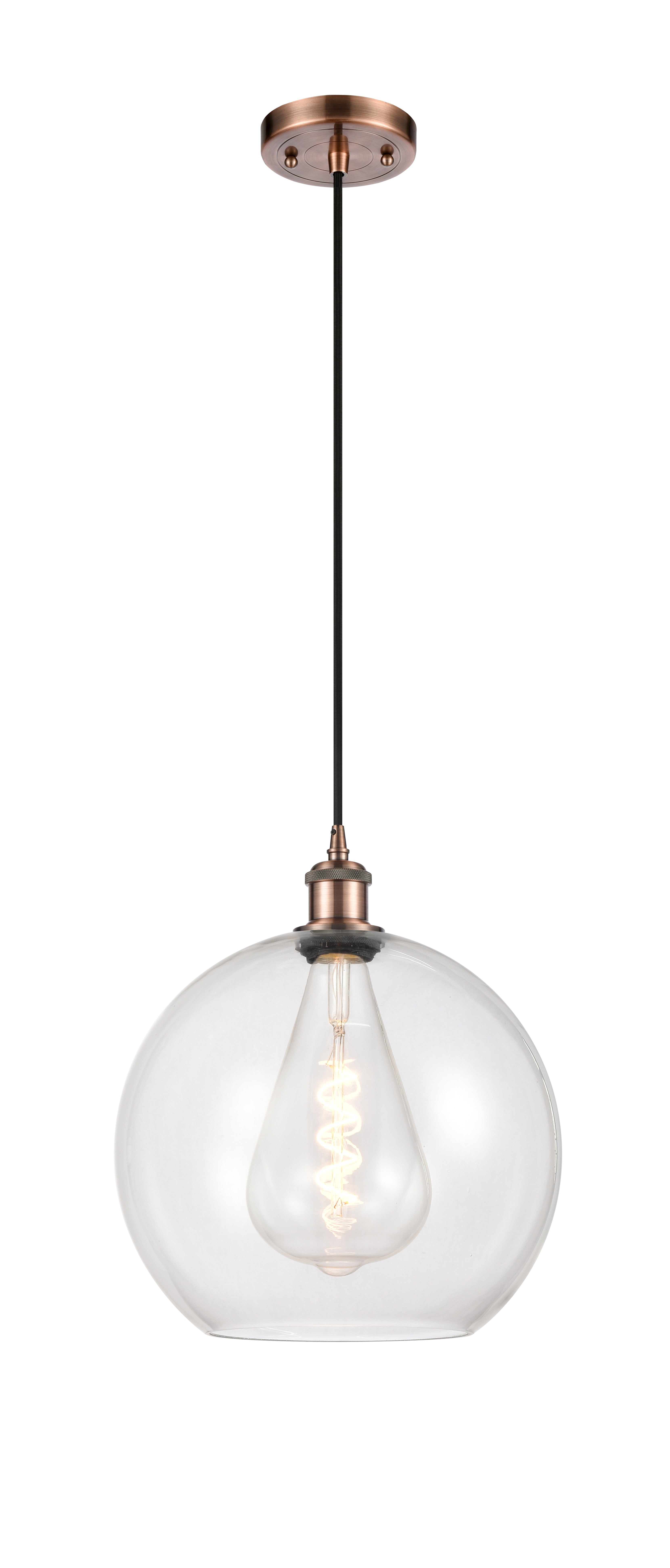 Ballston Mini Pendant Antique Brass