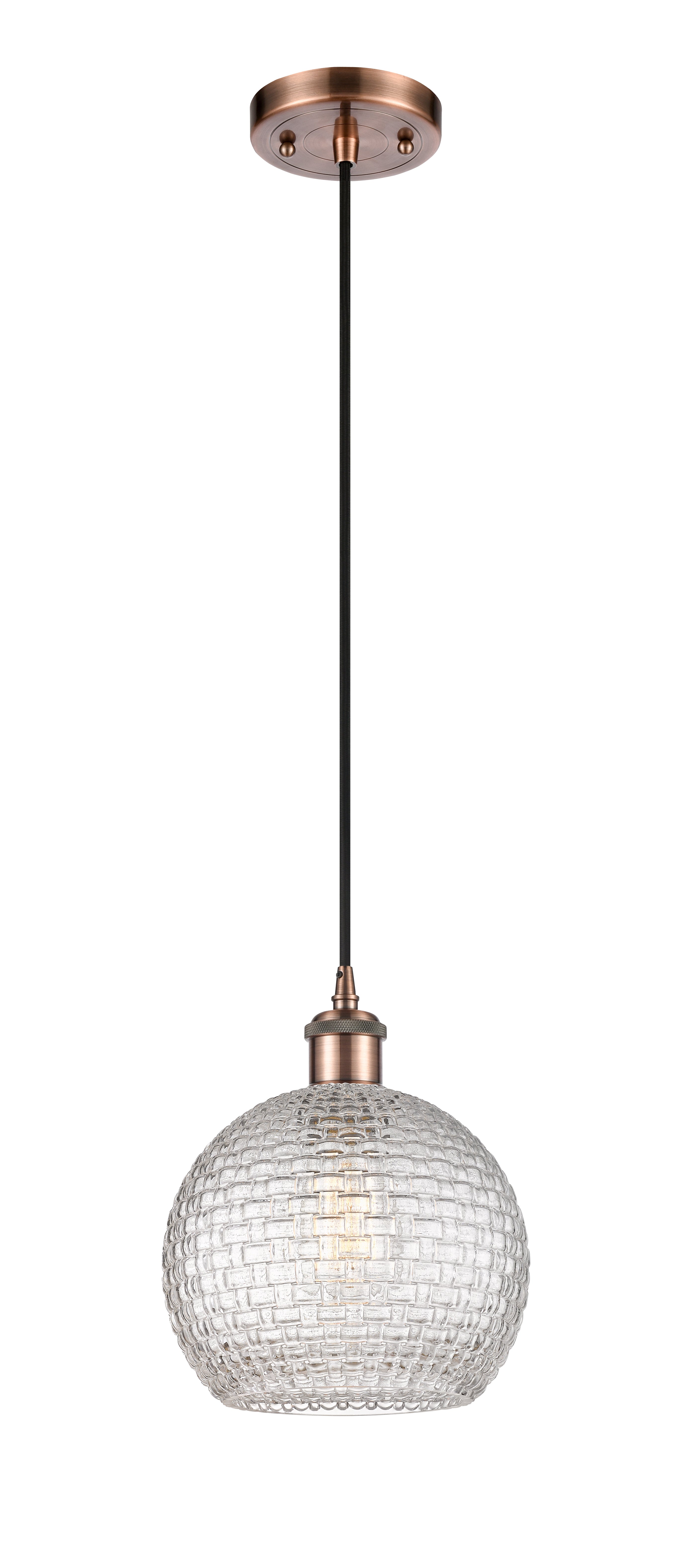 Ballston Mini Pendant Antique Brass Finish