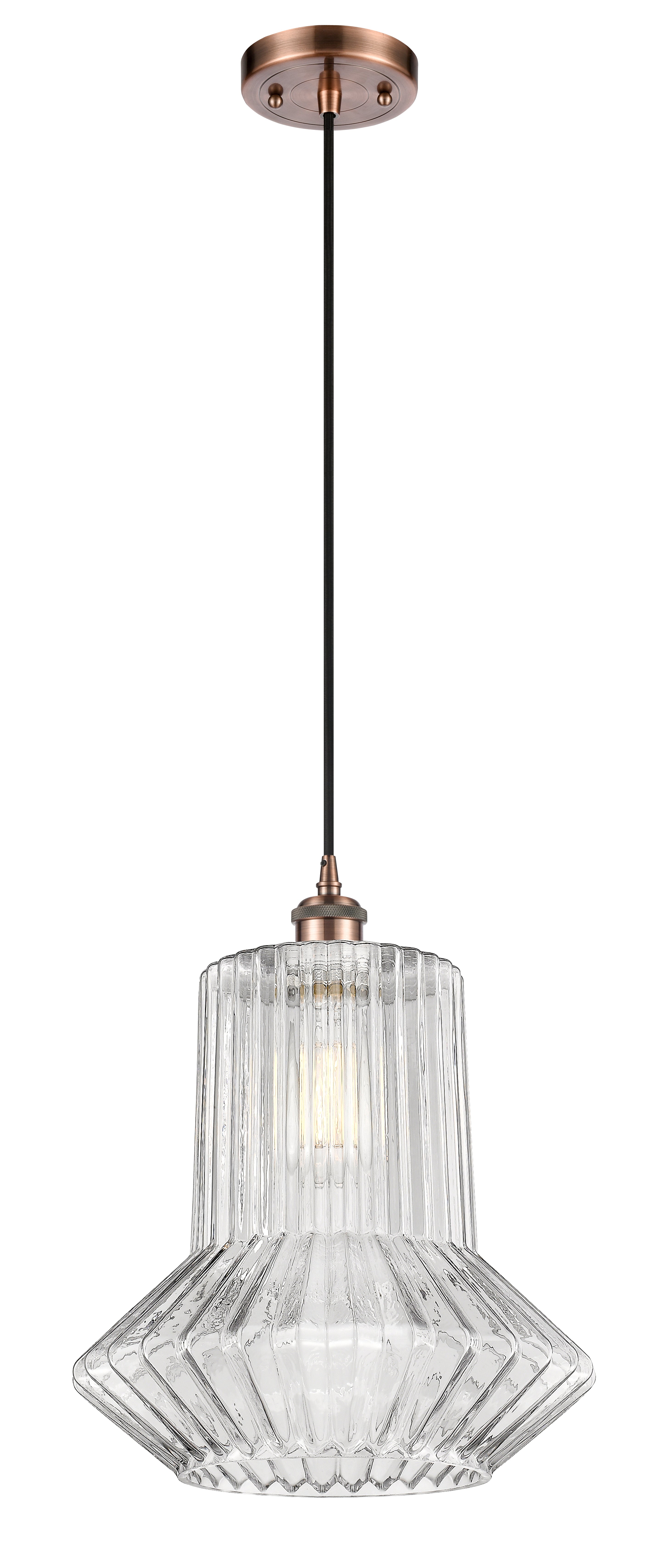 Ballston Mini Pendant Antique Brass Finish